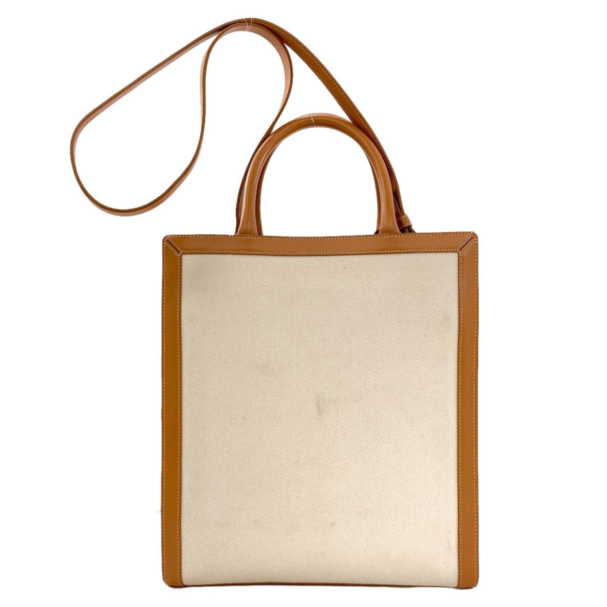 Celine Celine Vertical Cabas 2-Way Handbag, Canvas, Women's CELINE Size ONE SIZE - 2 Thumbnail