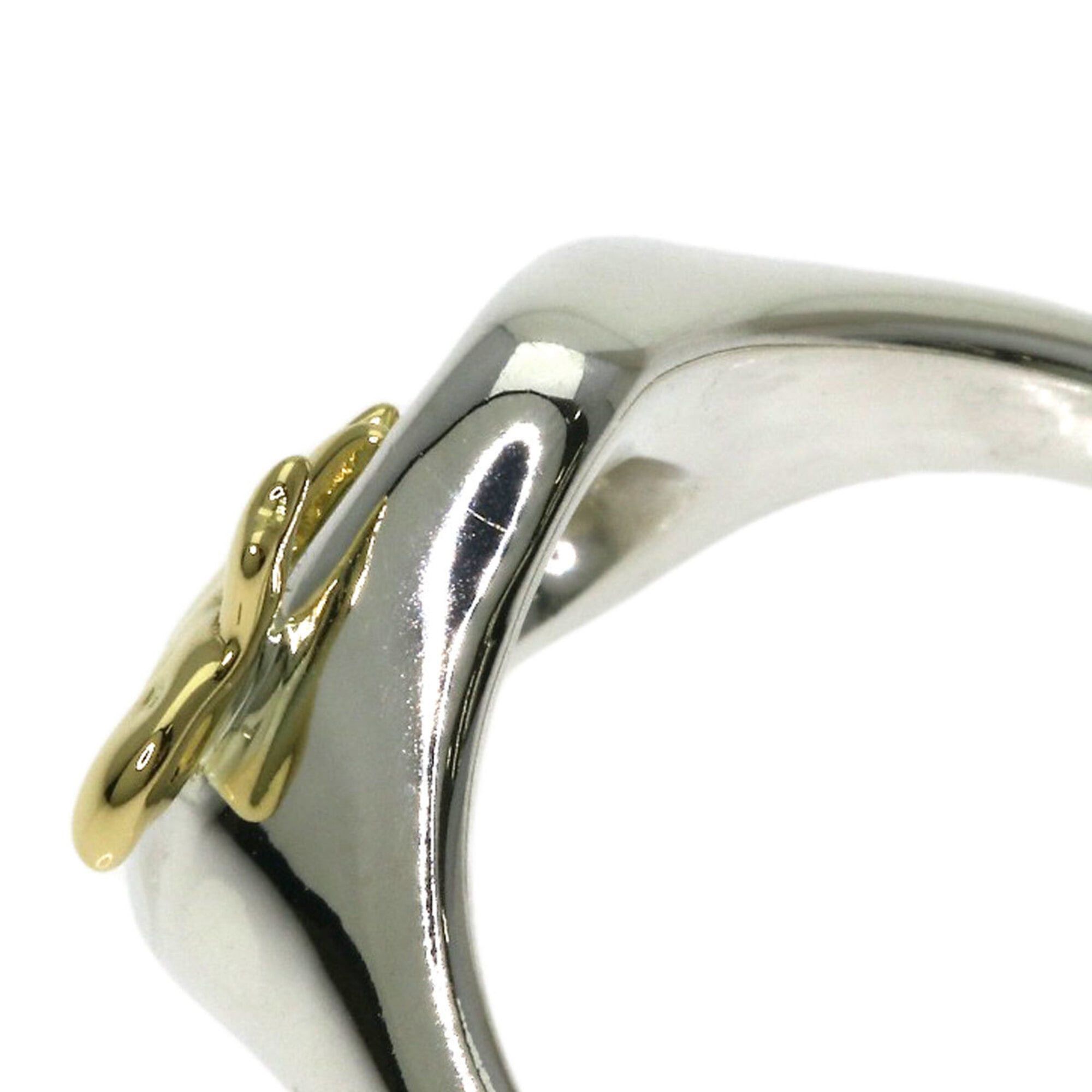 Tiffany & Co. Tiffany & Co. Heart Ribbon Ring - Silver/18K Yellow Gold Women's Size ONE SIZE - 8 Thumbnail