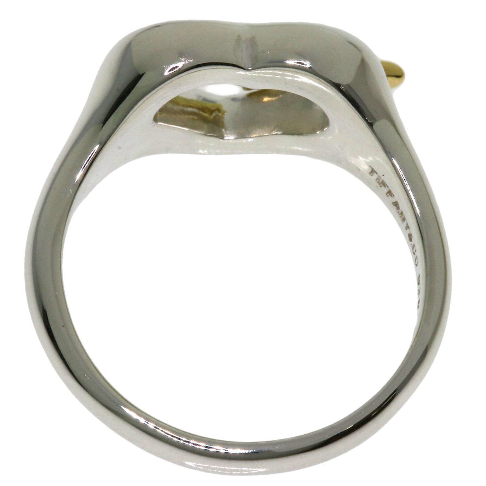 Tiffany & Co. Tiffany & Co. Heart Ribbon Ring - Silver/18K Yellow Gold Women's Size ONE SIZE - 4 Thumbnail