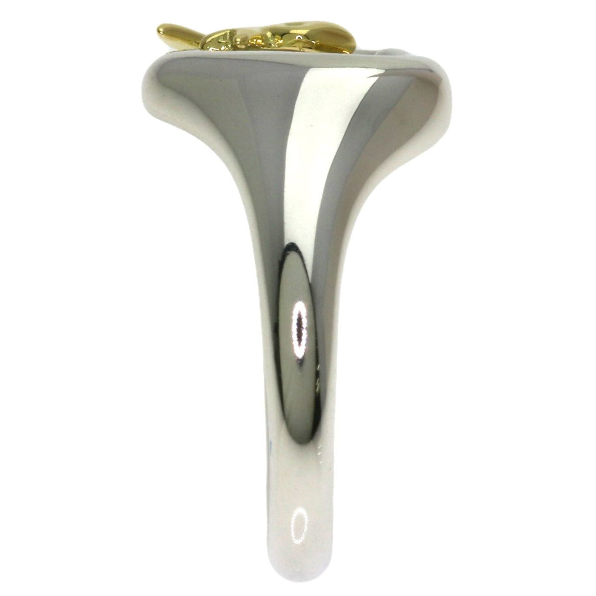 Tiffany & Co. Tiffany & Co. Heart Ribbon Ring - Silver/18K Yellow Gold Women's Size ONE SIZE - 3 Thumbnail