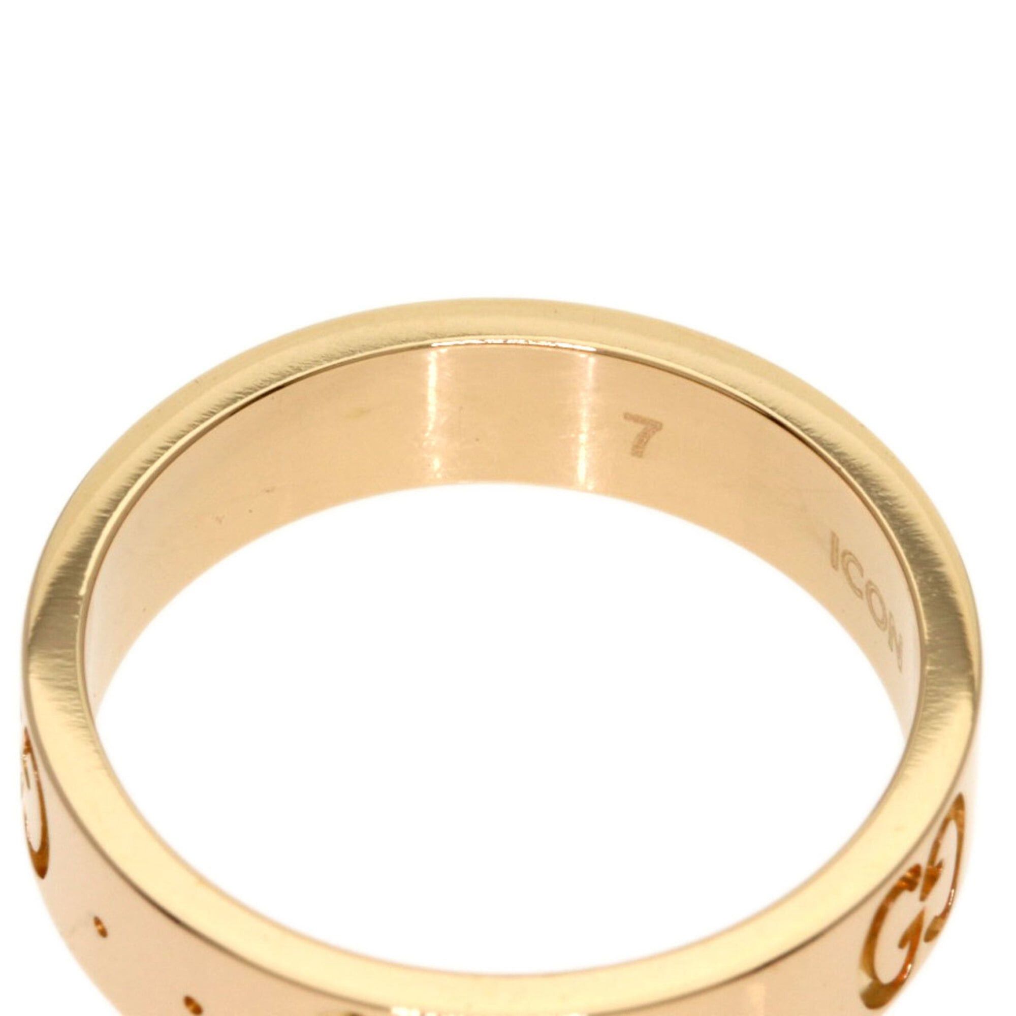 Gucci Gucci Icon #7 Ring - 18K Pink Gold Women's GUCCI Size ONE SIZE - 8 Thumbnail
