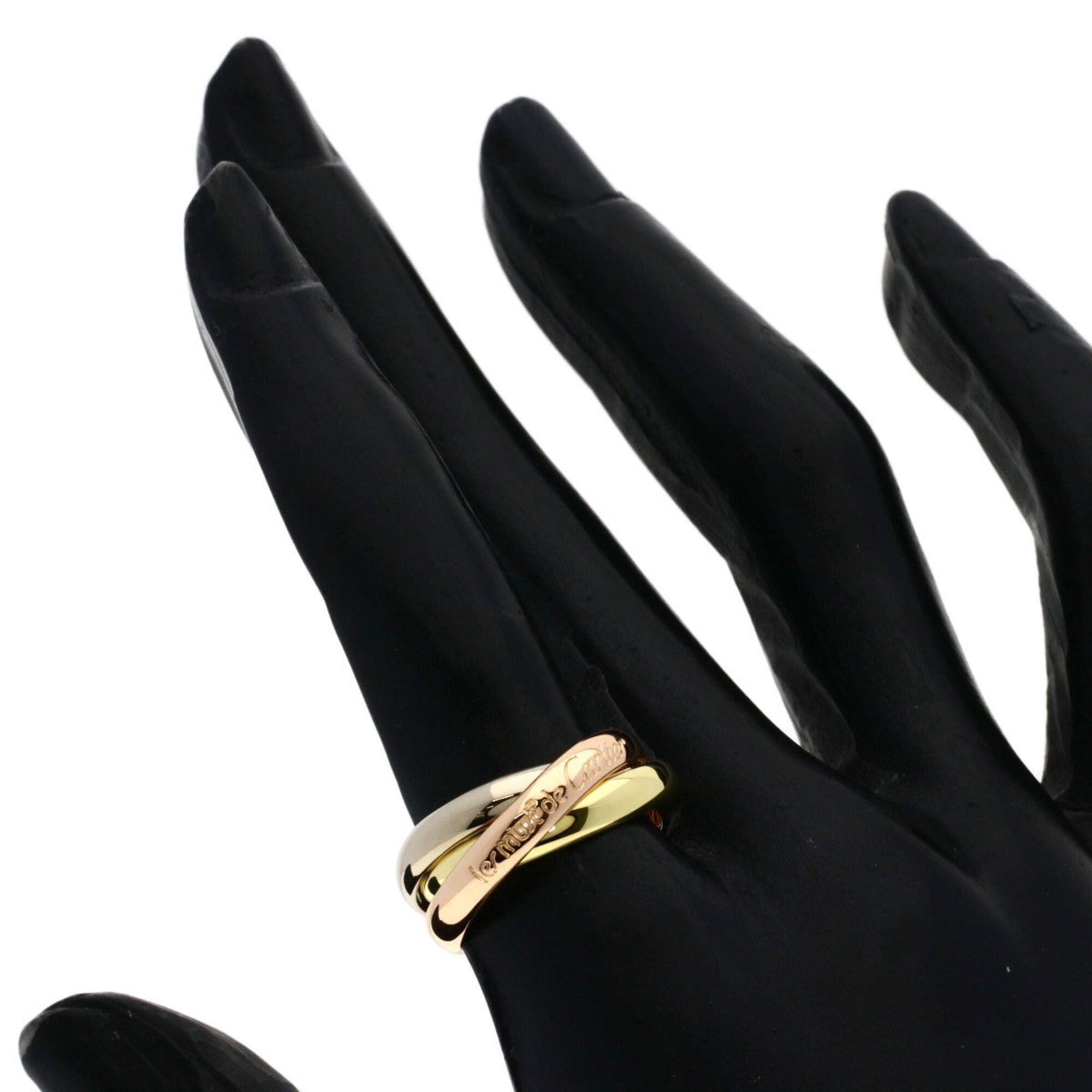 Cartier Cartier Trinity #51 Ring - 18K Yellow Gold/18K White Pink Gold Women's CARTIER Size ONE SIZE - 4 Thumbnail