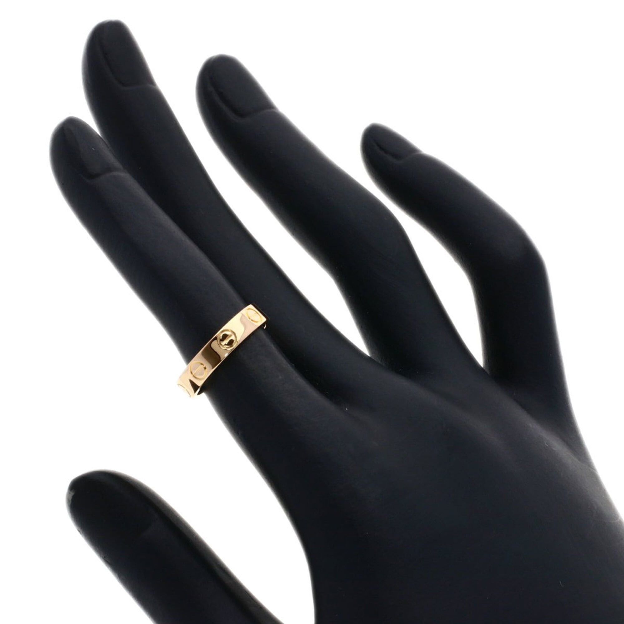 Cartier Cartier Mini Love Ring #46, 18K Pink Gold, Women's Ring, CARTIER Size ONE SIZE - 5 Thumbnail