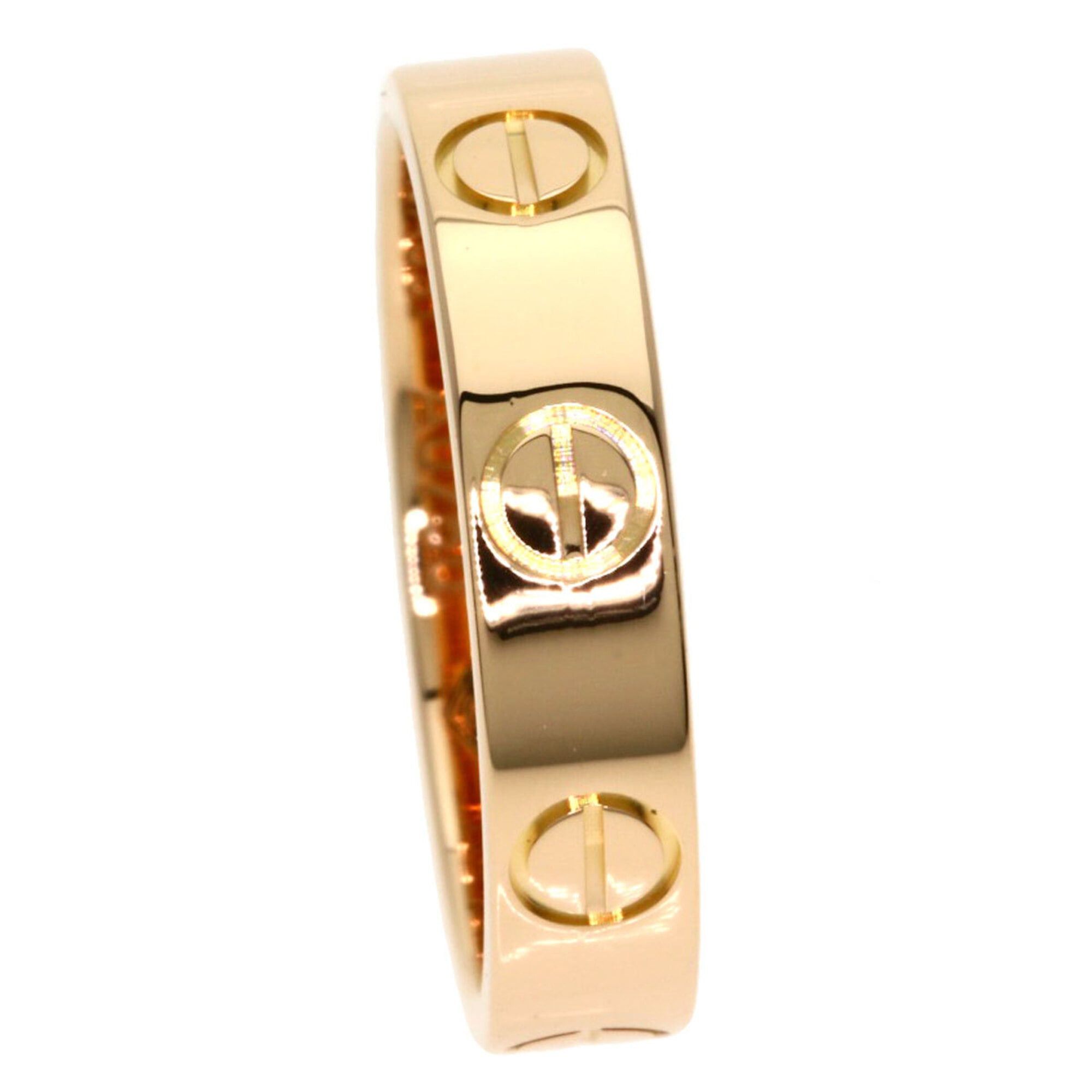 Cartier Cartier Mini Love Ring #46, 18K Pink Gold, Women's Ring, CARTIER Size ONE SIZE - 6 Thumbnail