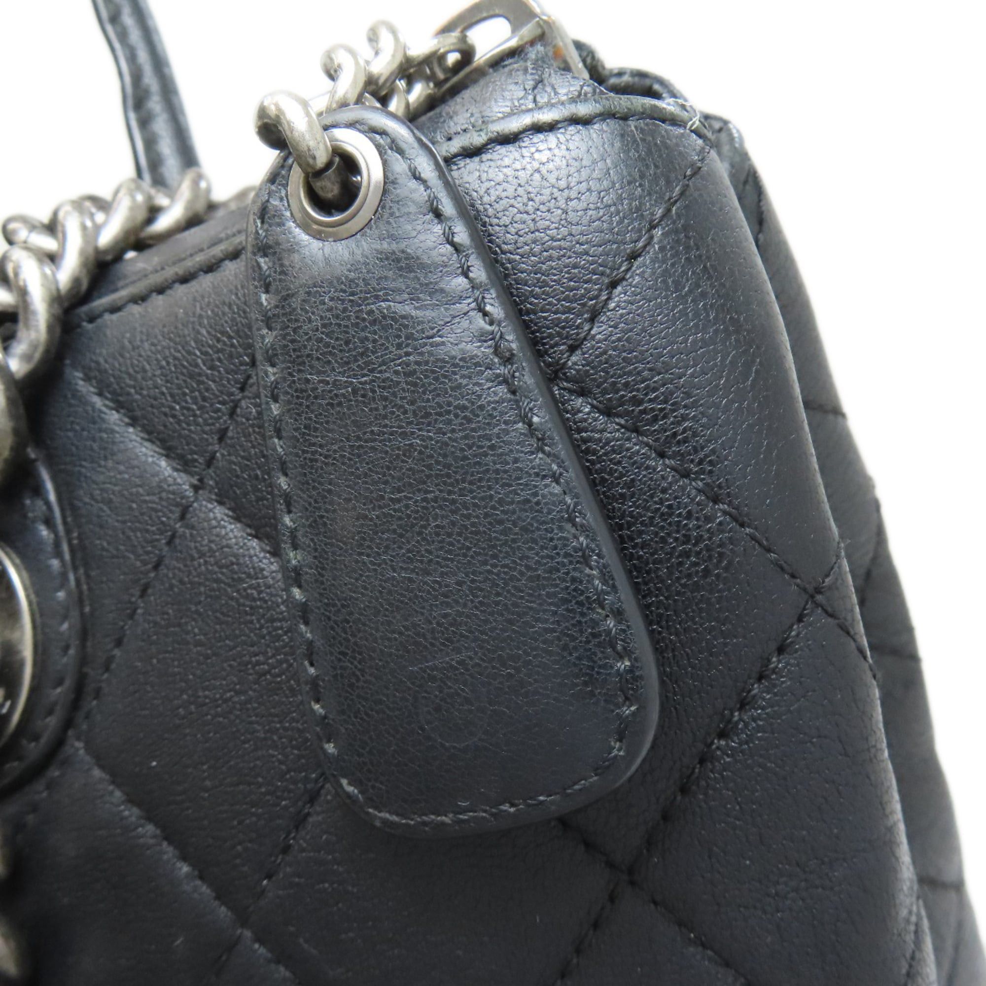 Chanel Chanel Matelassé 2-Way Tote Bag with Silver Hardware, Calfskin, Women's. Size ONE SIZE - 19 Thumbnail