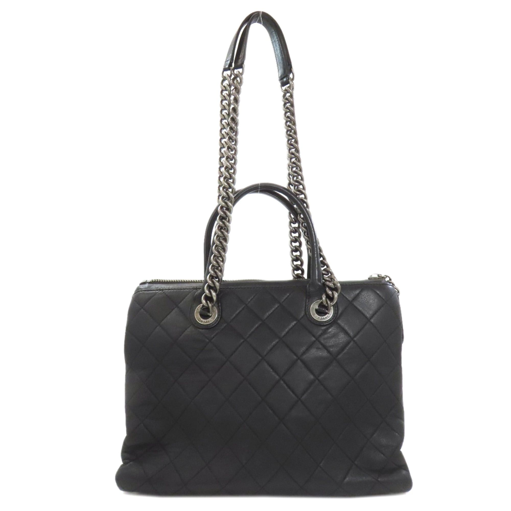Chanel Chanel Matelassé 2-Way Tote Bag with Silver Hardware, Calfskin, Women's. Size ONE SIZE - 2 Thumbnail