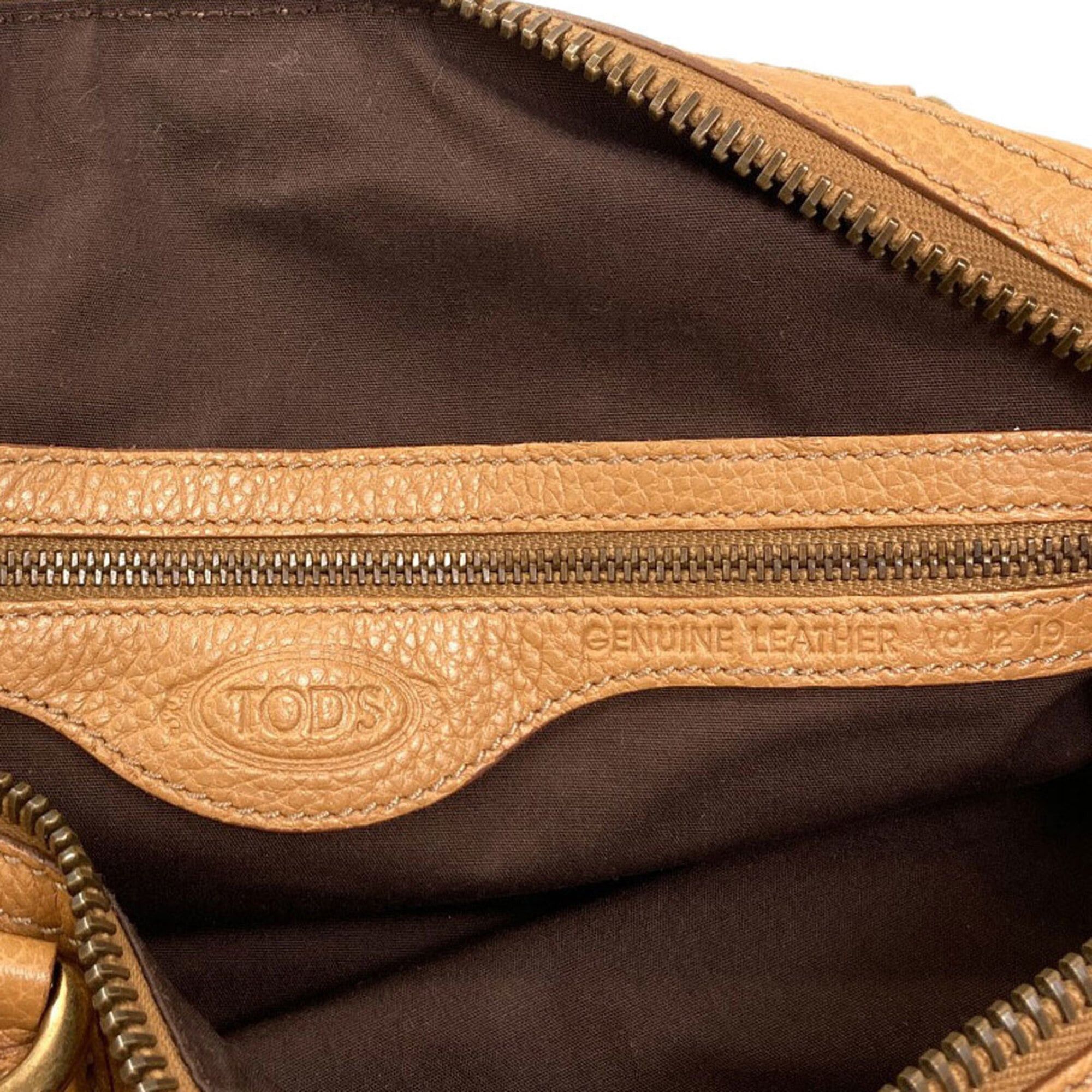 Tod's Tod's Mini Boston Handbag Leather Women's TODS Size ONE SIZE - 6 Thumbnail