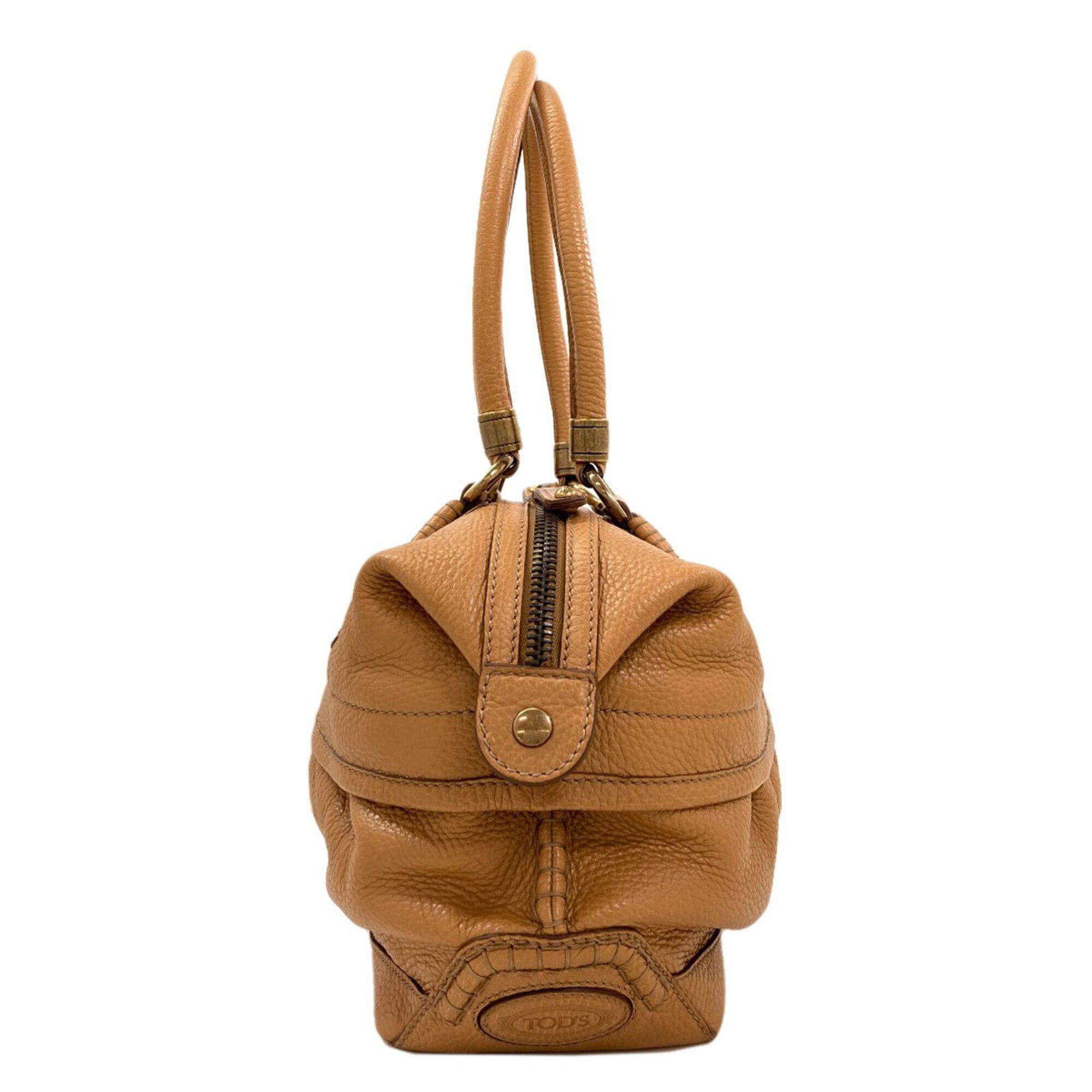 Tod's Tod's Mini Boston Handbag Leather Women's TODS Size ONE SIZE - 3 Thumbnail