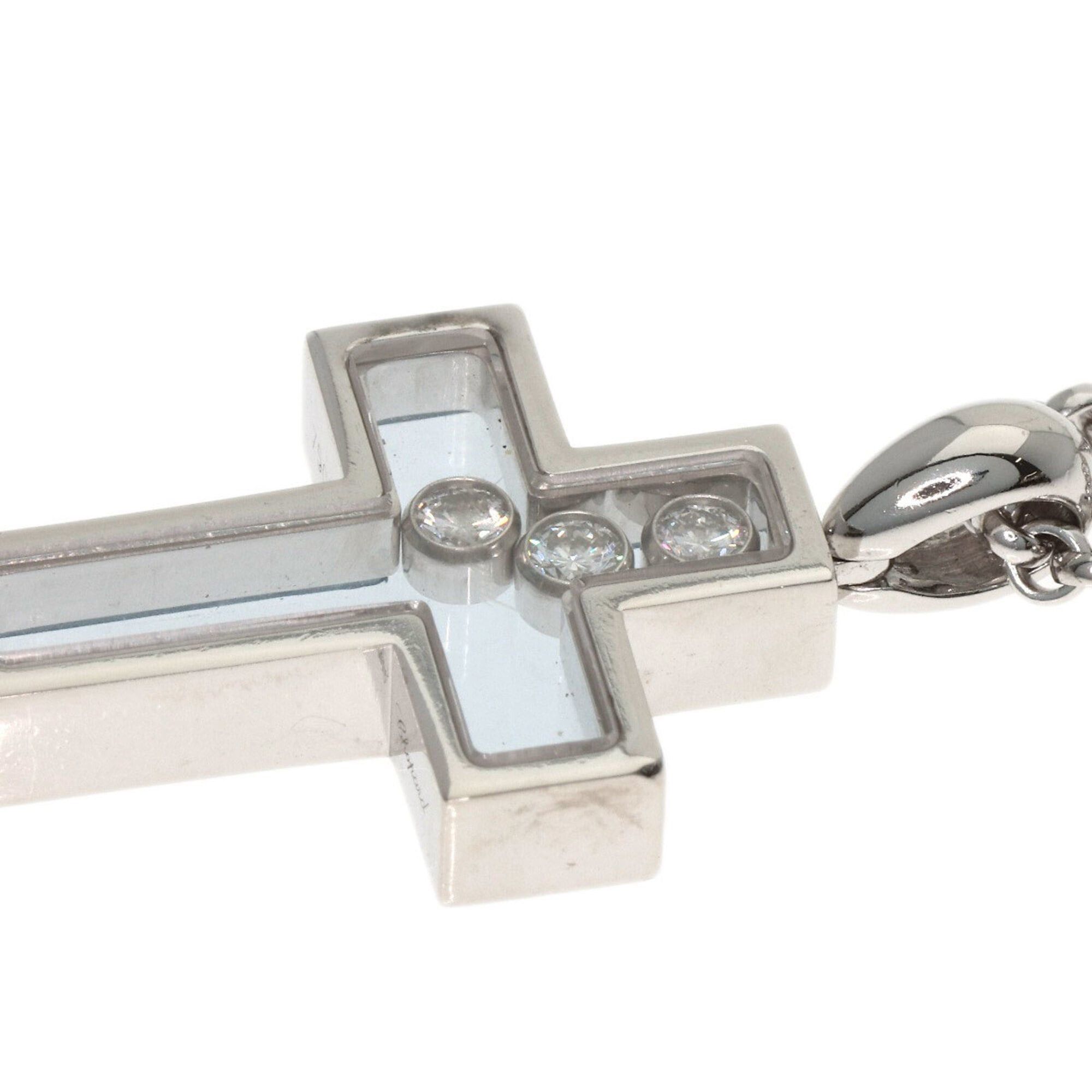 Chopard Chopard Happy Diamonds Cross Necklace 18K White Gold Women's Size ONE SIZE - 7 Thumbnail
