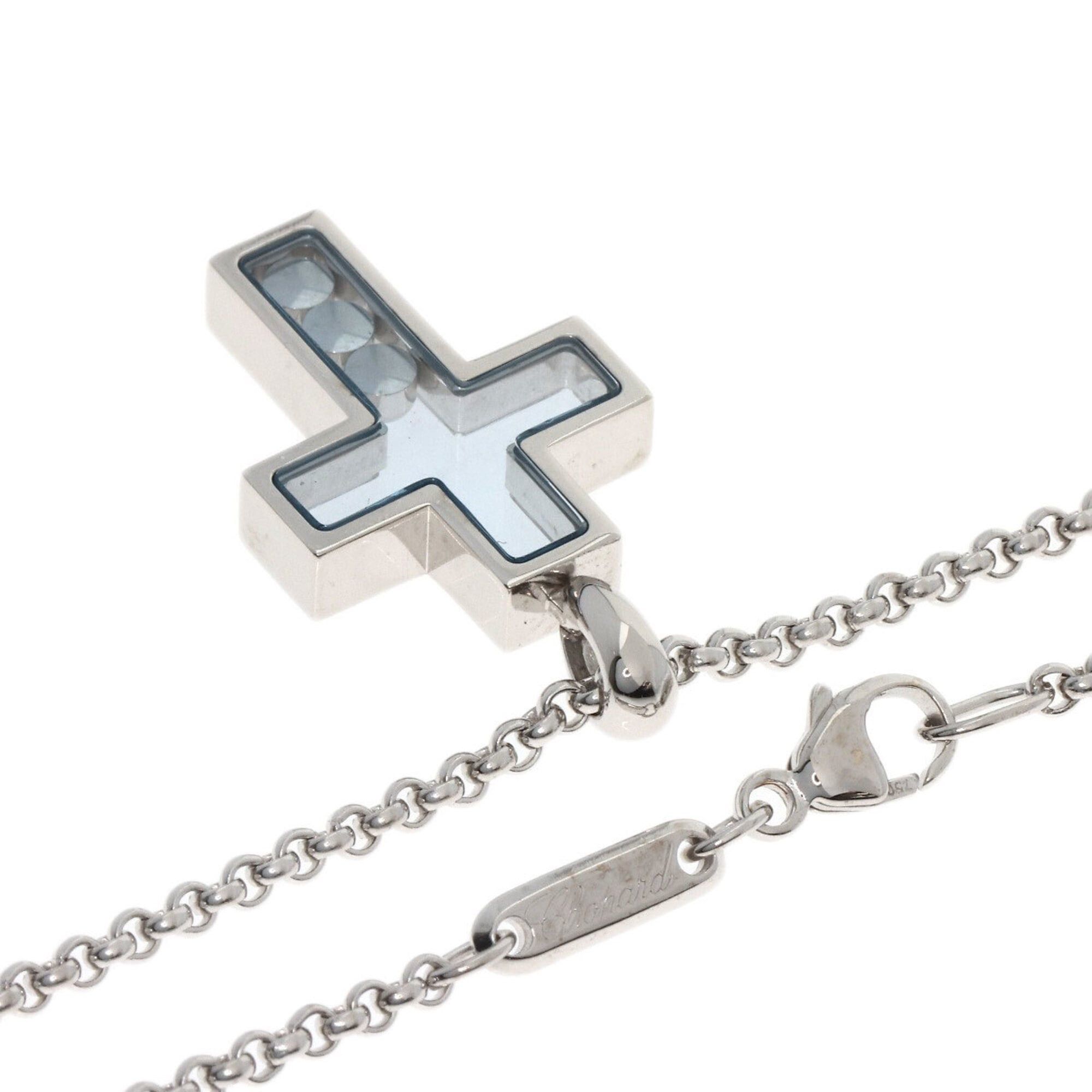 Chopard Chopard Happy Diamonds Cross Necklace 18K White Gold Women's Size ONE SIZE - 2 Thumbnail