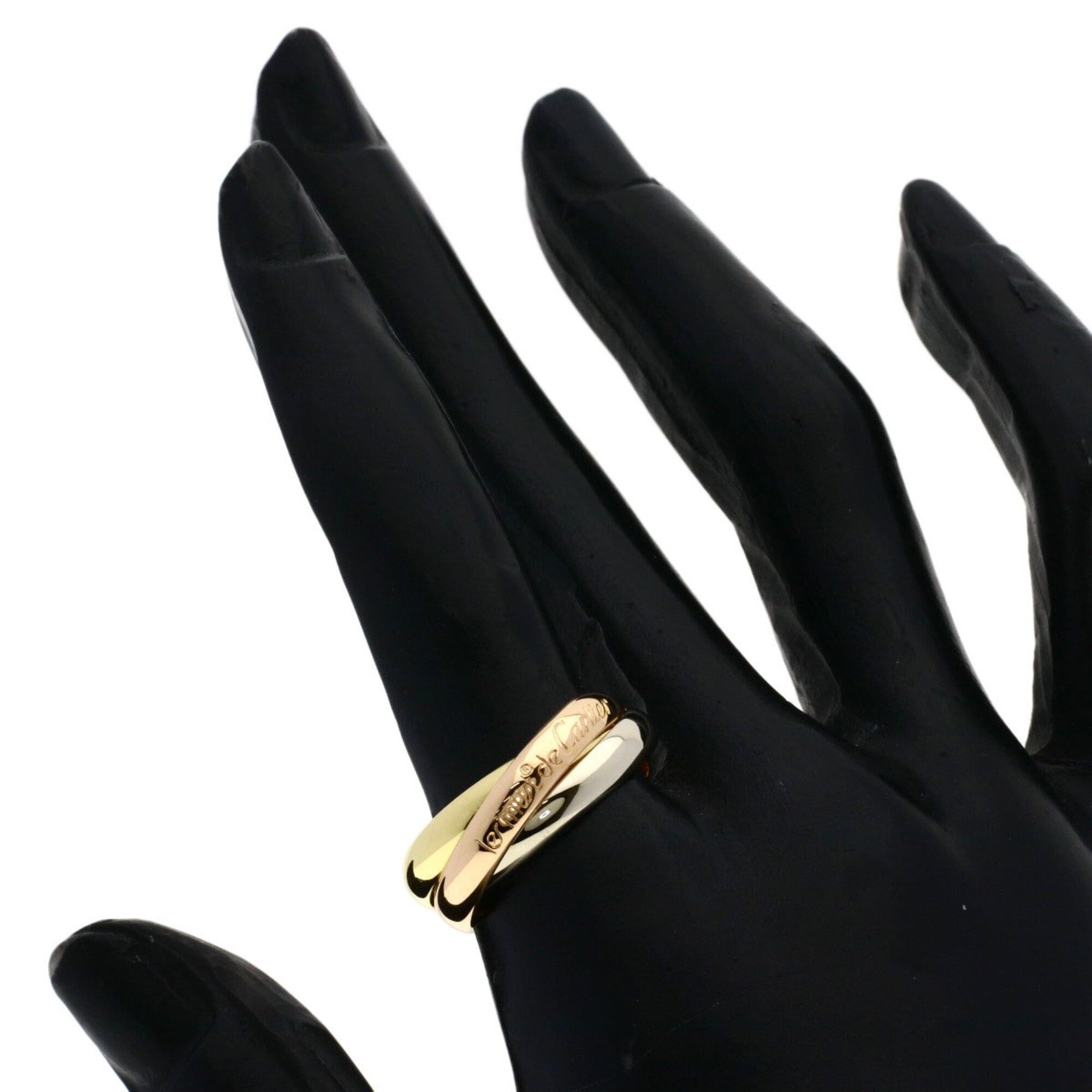 Cartier Cartier Trinity #54 Ring - 18K Yellow Gold/18K White Pink Gold Women's CARTIER Size ONE SIZE - 5 Thumbnail