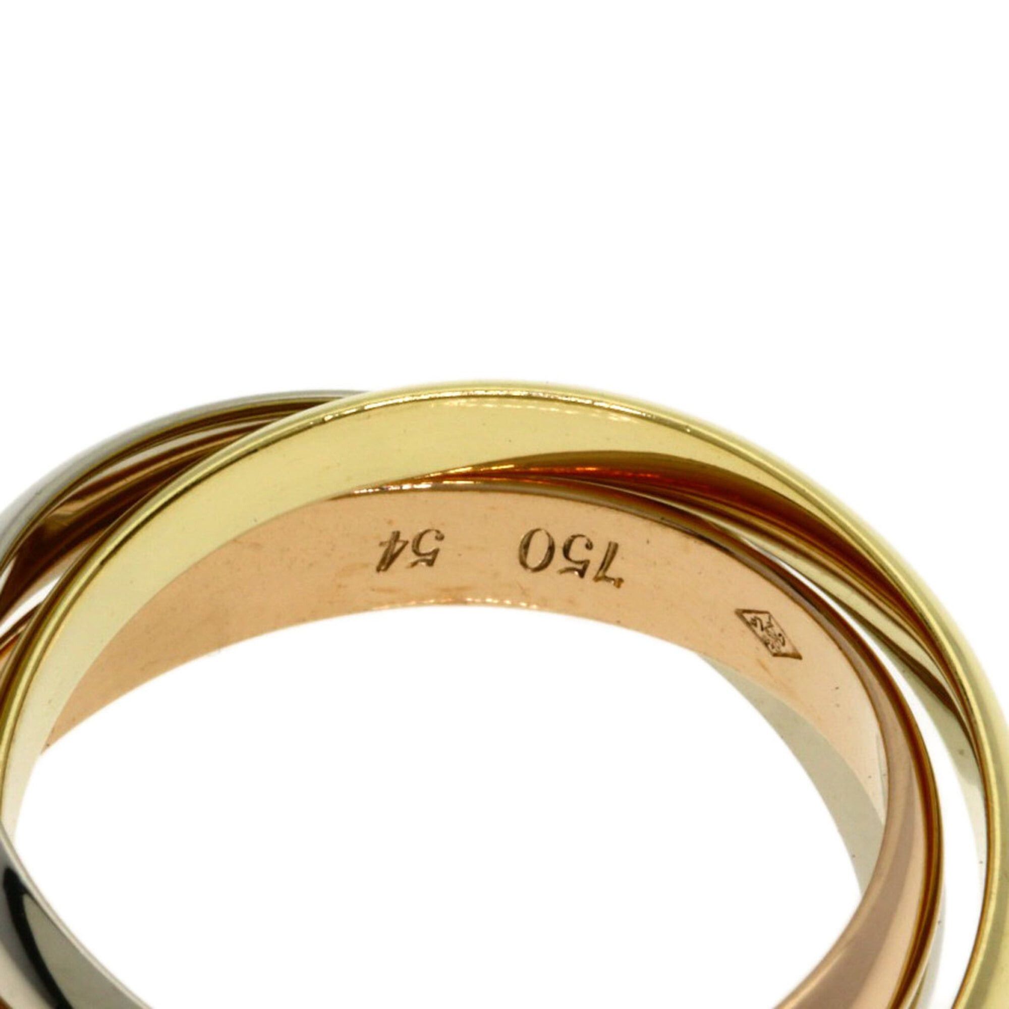 Cartier Cartier Trinity #54 Ring - 18K Yellow Gold/18K White Pink Gold Women's CARTIER Size ONE SIZE - 7 Thumbnail