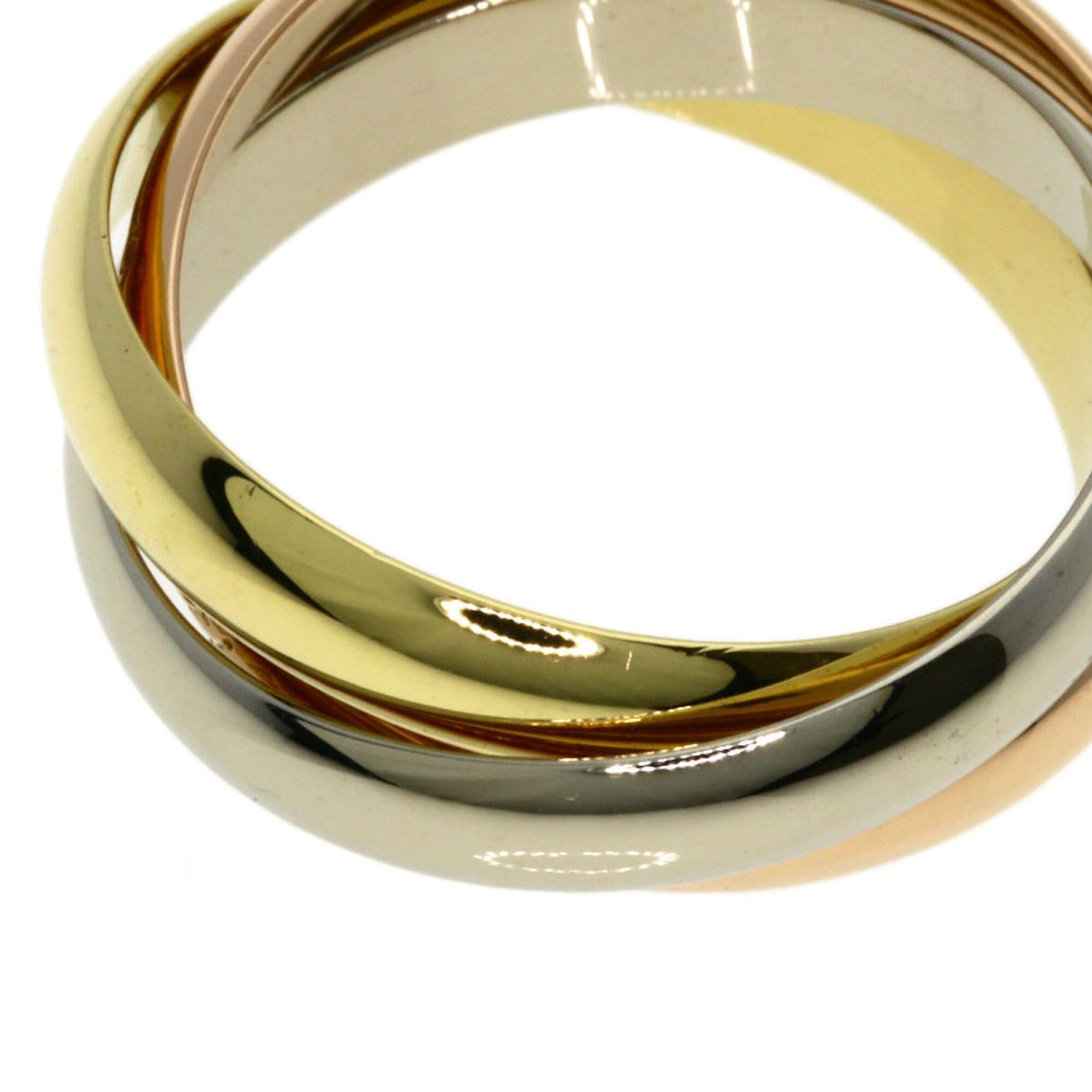 Cartier Cartier Trinity #54 Ring - 18K Yellow Gold/18K White Pink Gold Women's CARTIER Size ONE SIZE - 6 Thumbnail