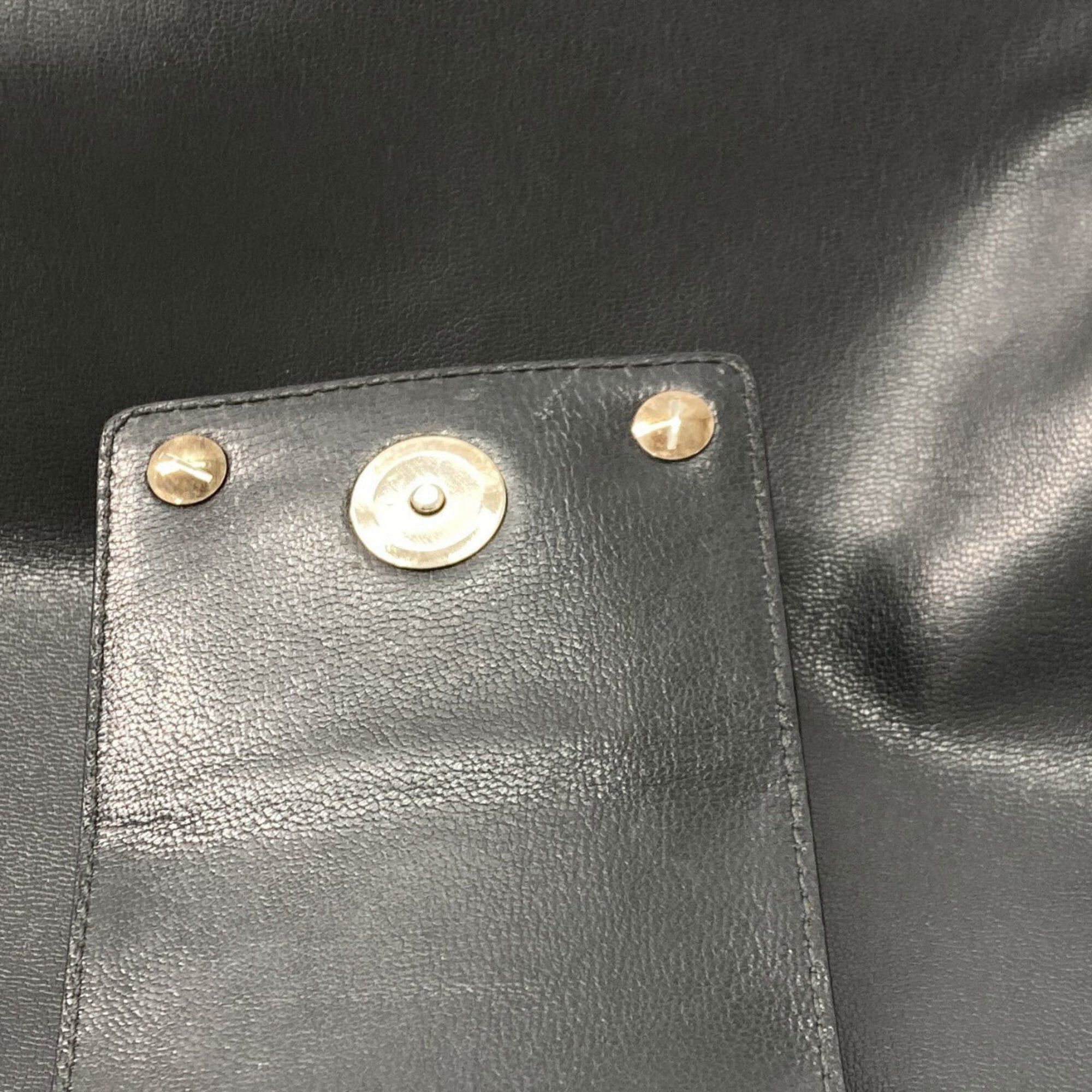 Bvlgari Bulgari Logo Handbag Leather Women's BVLGARI Size ONE SIZE - 8 Thumbnail