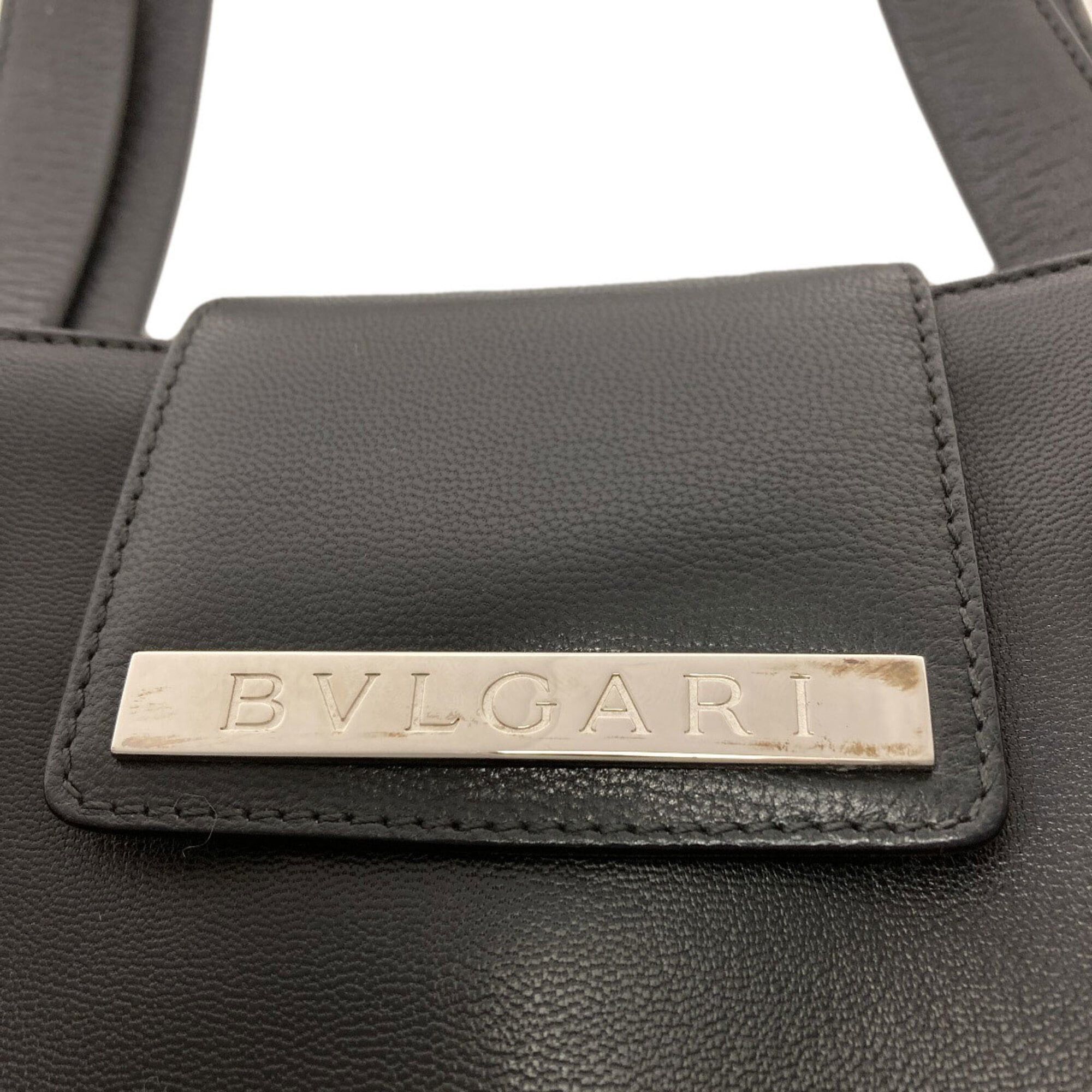 Bvlgari Bulgari Logo Handbag Leather Women's BVLGARI Size ONE SIZE - 12 Thumbnail