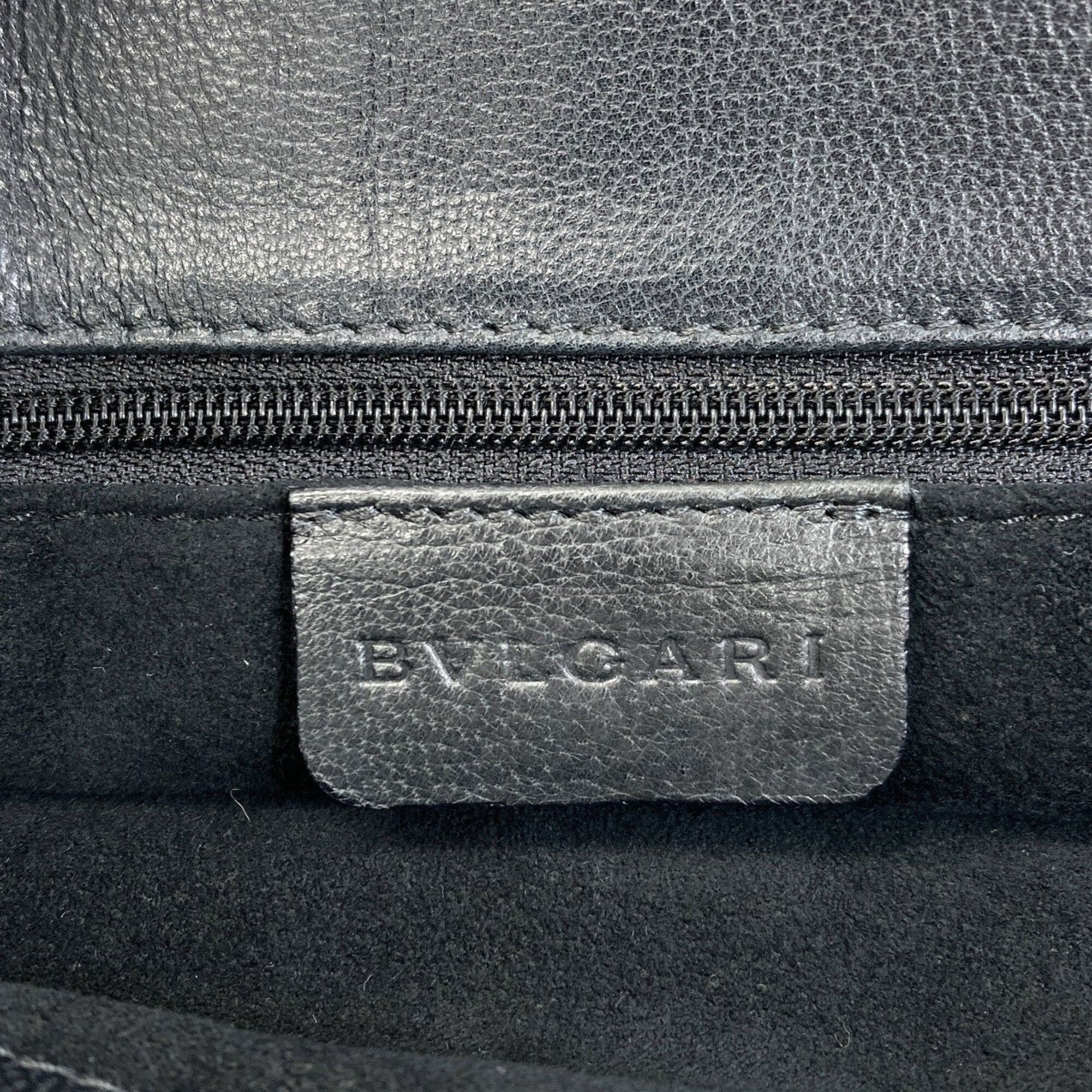 Bvlgari Bulgari Logo Handbag Leather Women's BVLGARI Size ONE SIZE - 6 Thumbnail