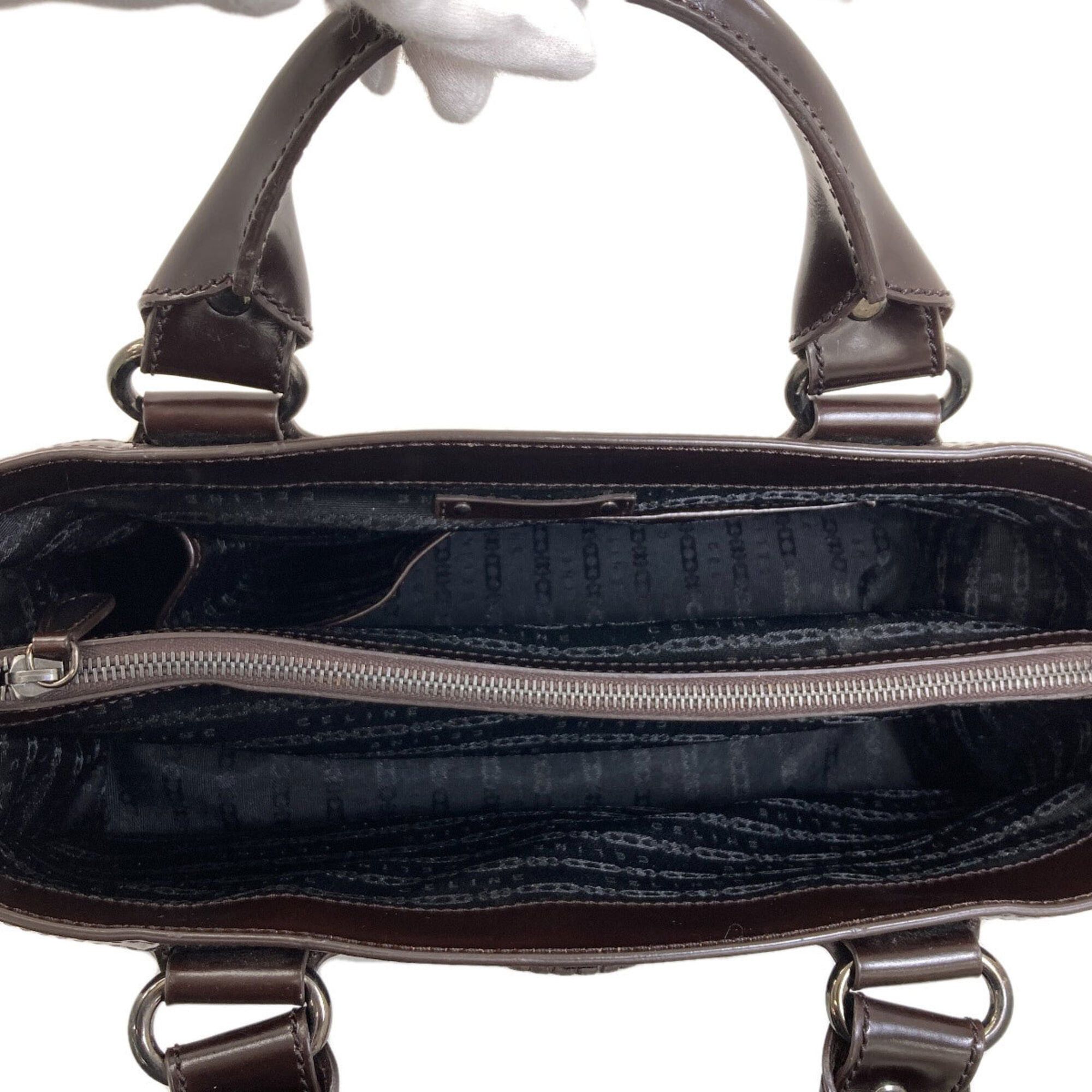 Celine Celine Boogie Bag C Sulky Handbag Leather/Canvas Women's CELINE Size ONE SIZE - 5 Thumbnail