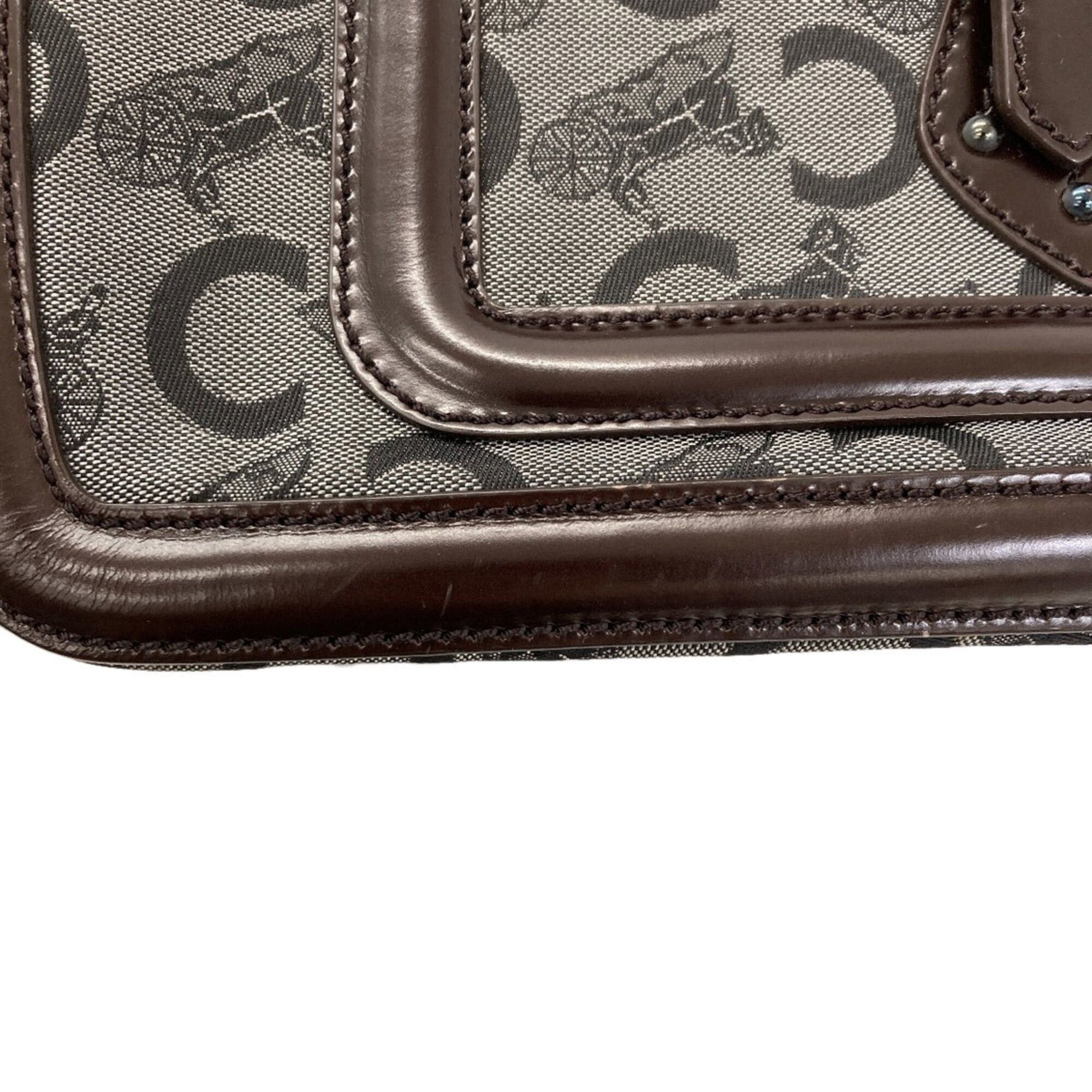Celine Celine Boogie Bag C Sulky Handbag Leather/Canvas Women's CELINE Size ONE SIZE - 11 Thumbnail