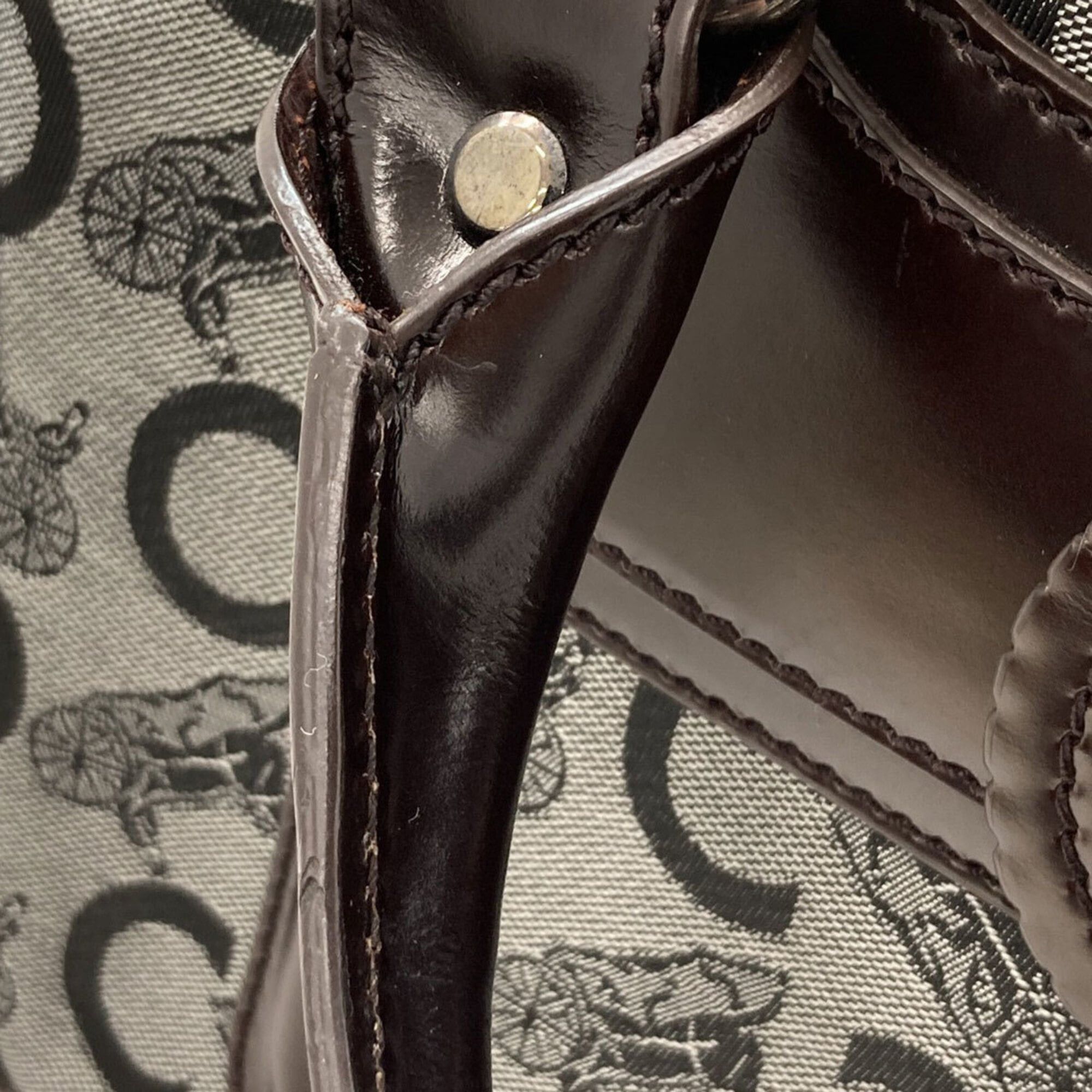 Celine Celine Boogie Bag C Sulky Handbag Leather/Canvas Women's CELINE Size ONE SIZE - 20 Thumbnail