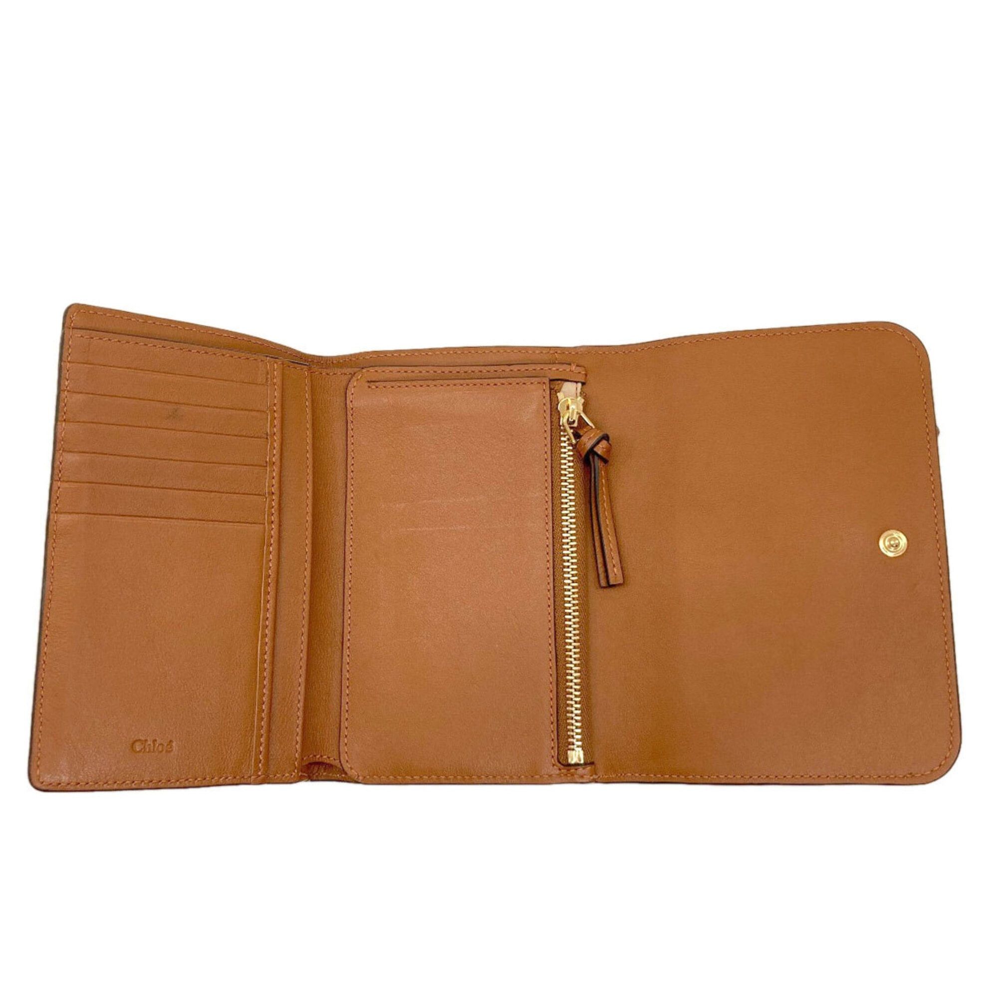 Chloe Chloé Chloe Alphabet Long Wallet Leather Women's CHLOE Size ONE SIZE - 4 Thumbnail