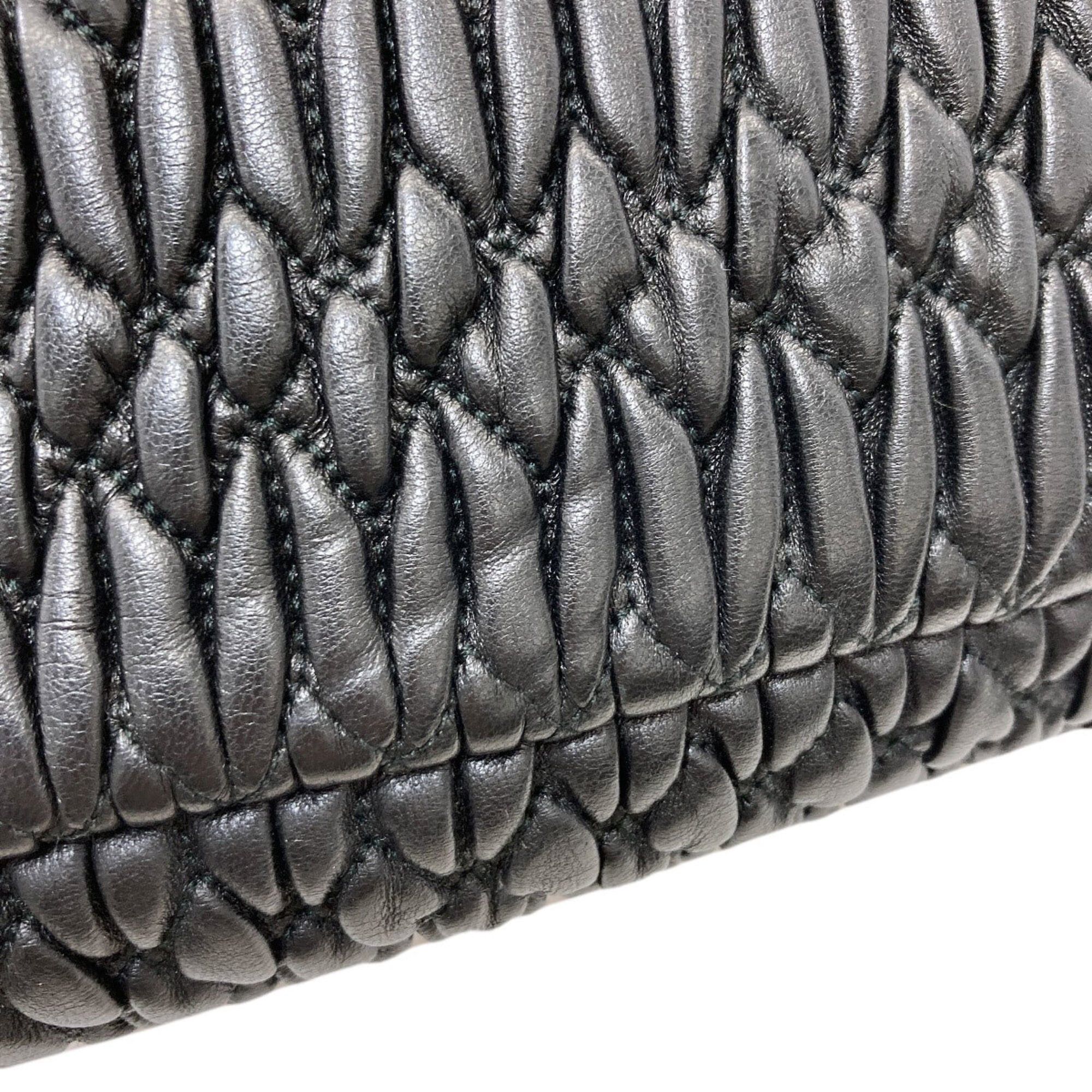 Miu Miu Miu Miu Miu Crystal Matelassé 2-Way Tote Bag, Calfskin, Women's. Size ONE SIZE - 18 Thumbnail