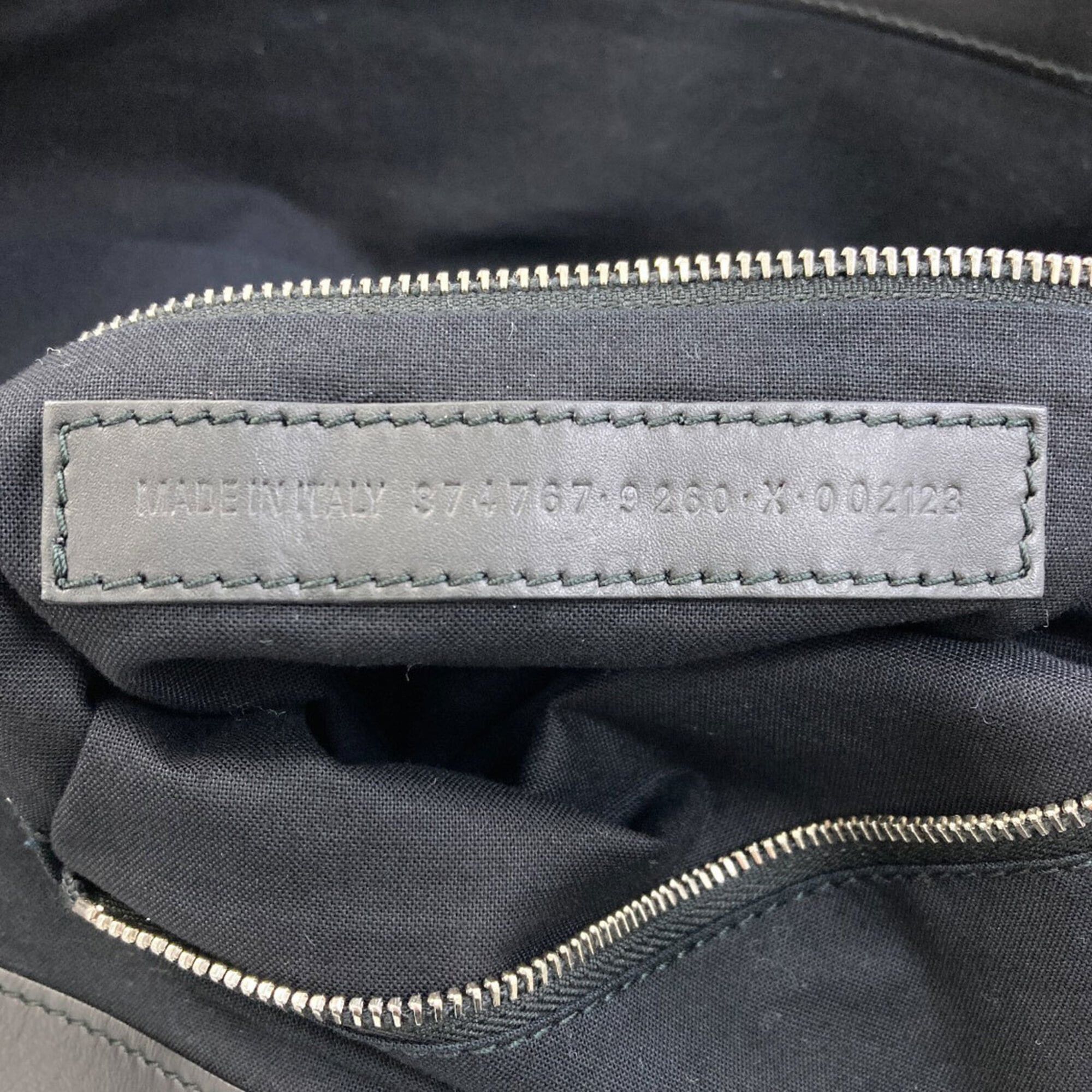 Balenciaga Balenciaga 374767 Navy Tote Bag, Canvas/Leather, Women's BALENCIAGA Size ONE SIZE - 7 Thumbnail