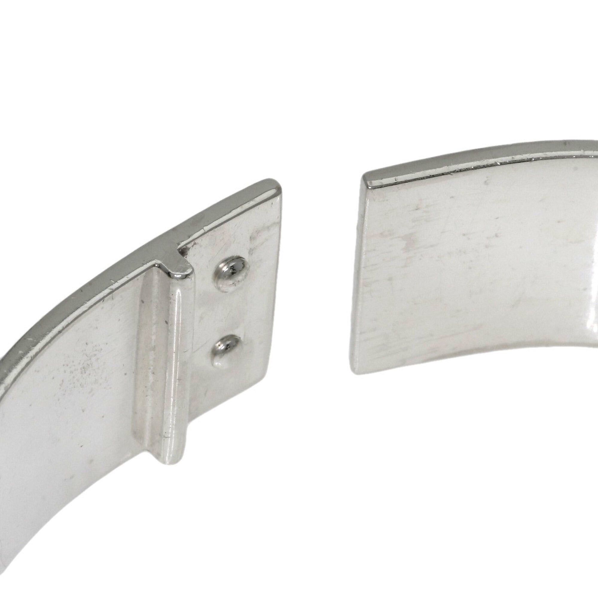 Gucci Gucci Logo Bangle Bracelet, Silver, Women's Size ONE SIZE - 7 Thumbnail