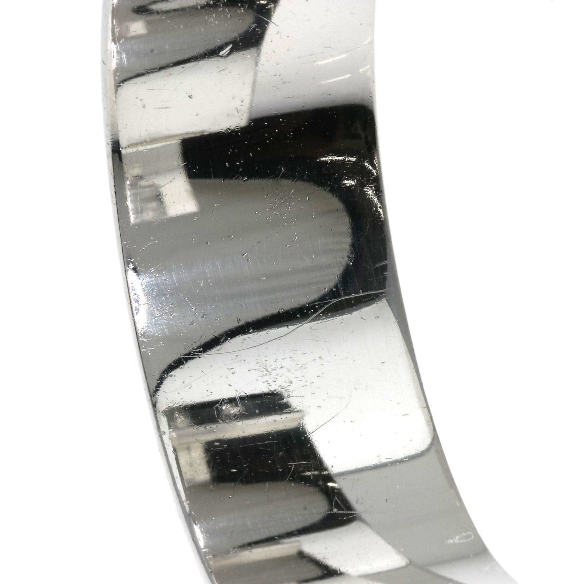 Gucci Gucci Logo Bangle Bracelet, Silver, Women's Size ONE SIZE - 9 Thumbnail