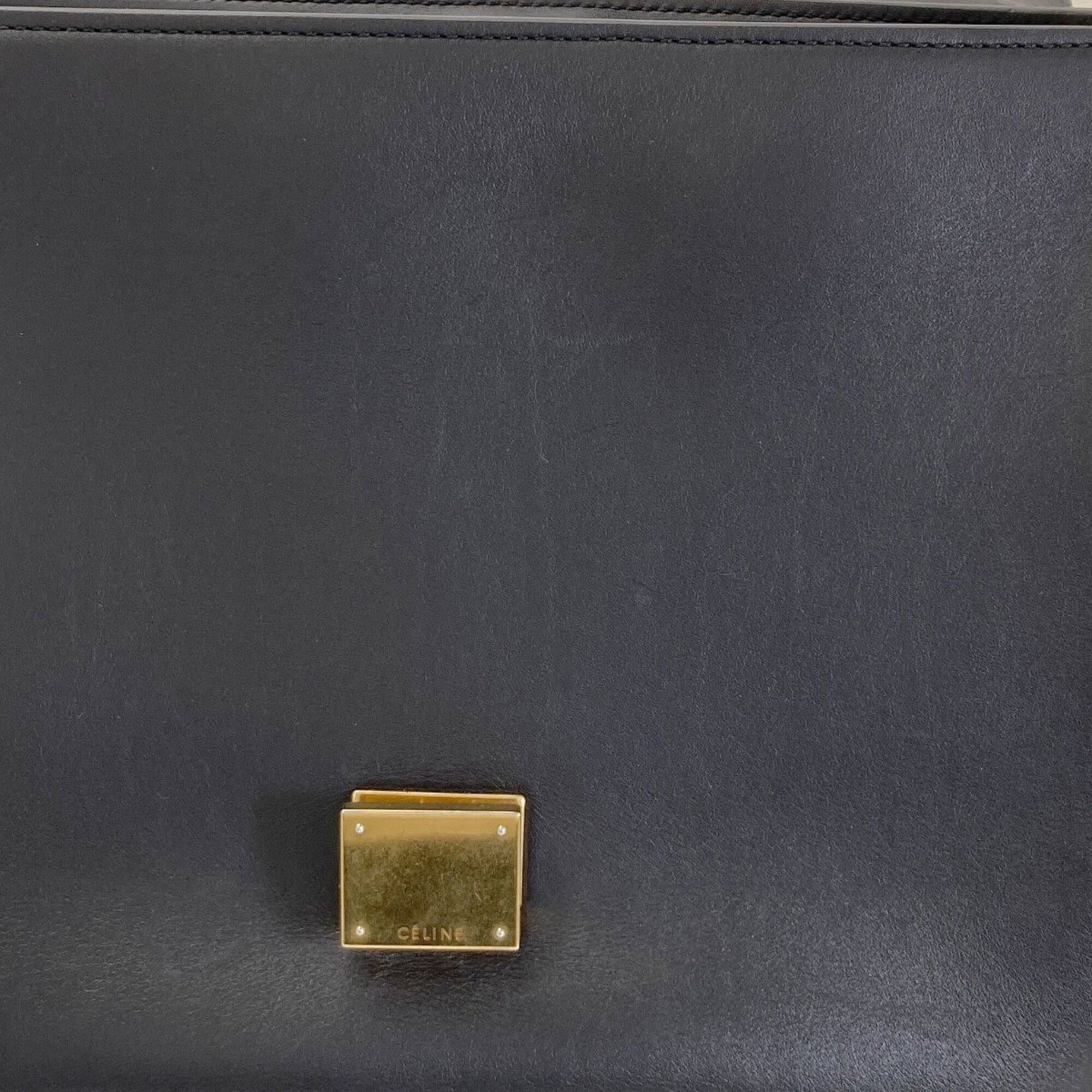 Celine Celine Trapeze Medium 2-Way Handbag, Calfskin, Women's. Size ONE SIZE - 18 Thumbnail