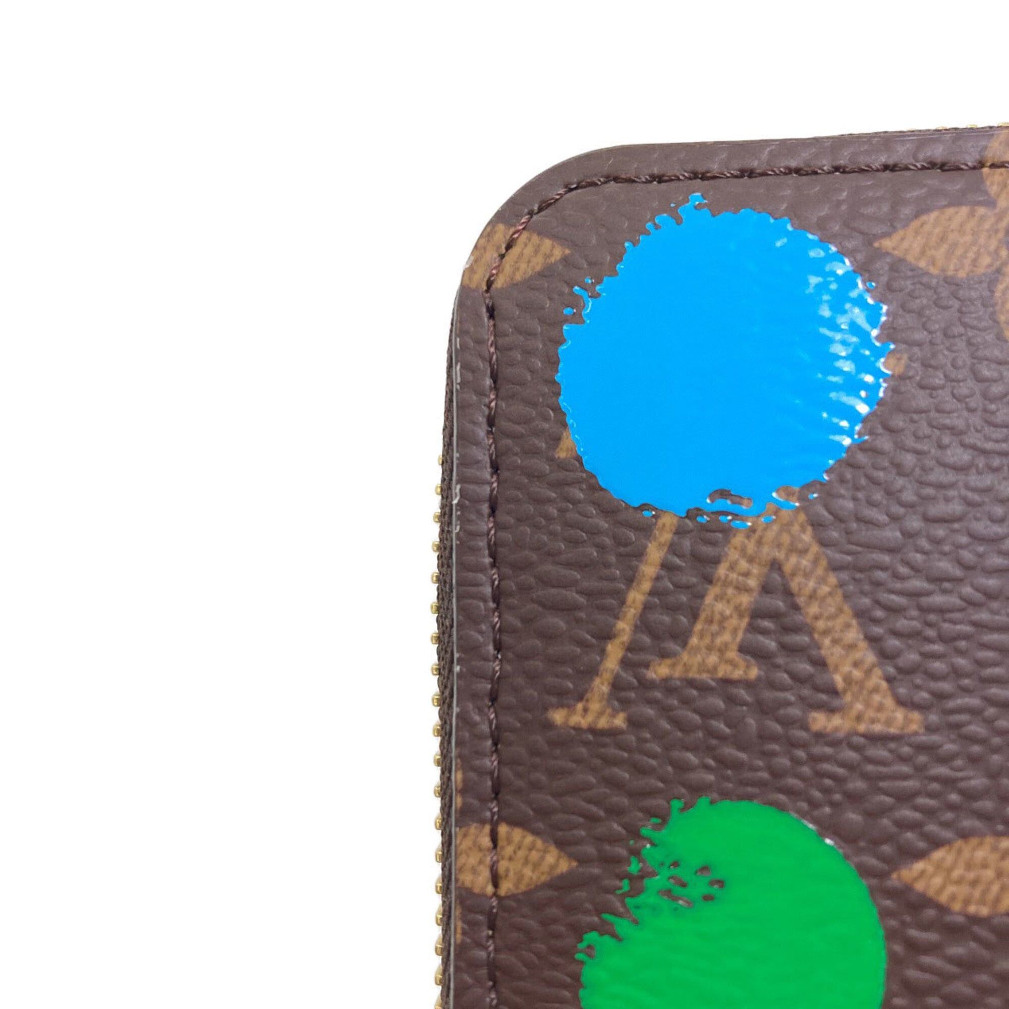 Louis Vuitton Louis Vuitton M81864 Zippy Wallet Yayoi Kusama Long Monogram Canvas Women's LOUIS VUITTON Size ONE SIZE - 9 Thumbnail