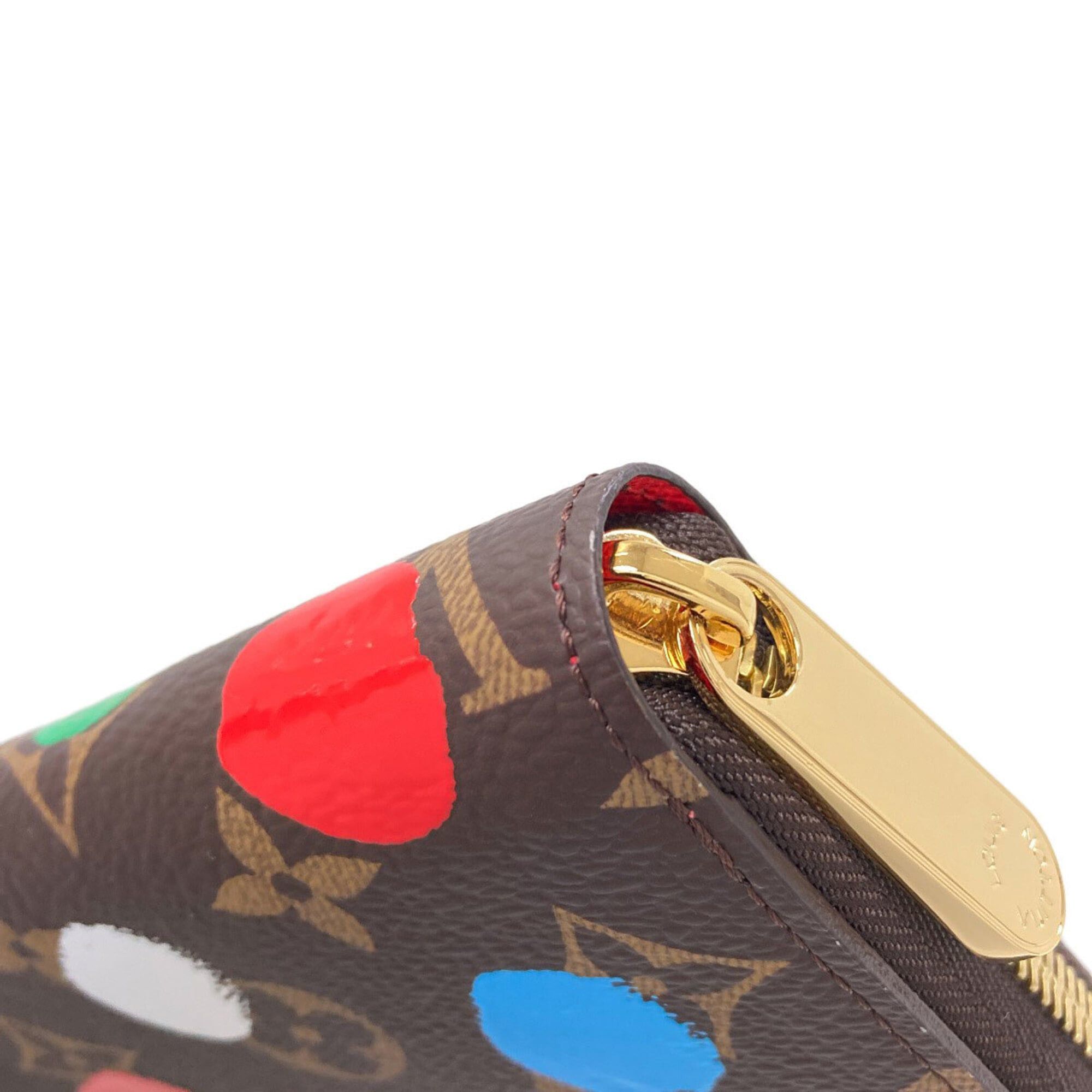 Louis Vuitton Louis Vuitton M81864 Zippy Wallet Yayoi Kusama Long Monogram Canvas Women's LOUIS VUITTON Size ONE SIZE - 12 Thumbnail