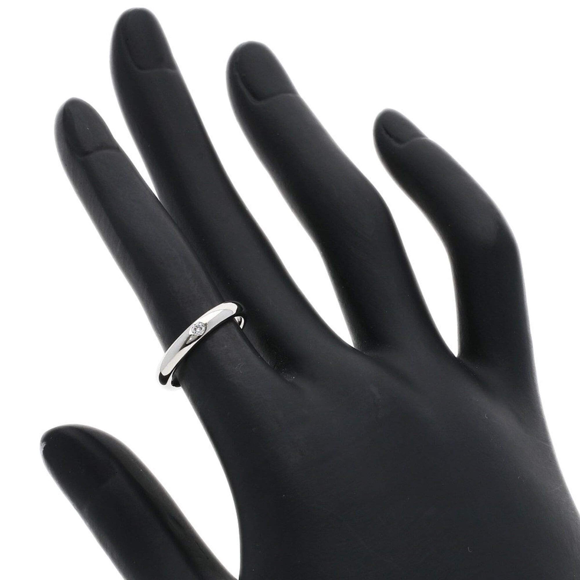 Harry Winston Harry Winston Wedding Ring, 1P Diamond, Platinum PT950, Women's. Size ONE SIZE - 5 Thumbnail