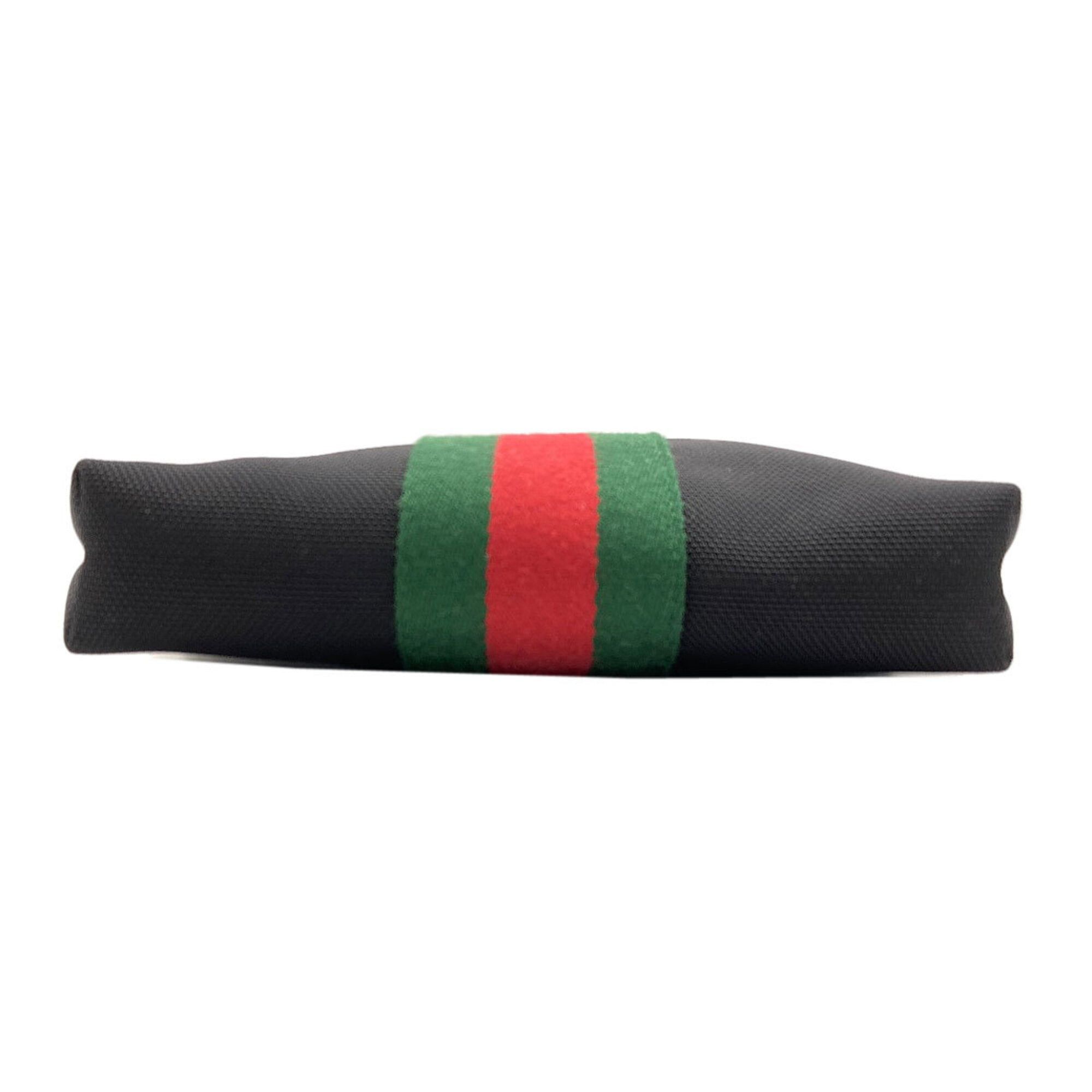 Gucci Gucci 631195 Outlet Sherry Line Shoulder Bag Nylon Canvas Women's GUCCI Size ONE SIZE - 4 Thumbnail