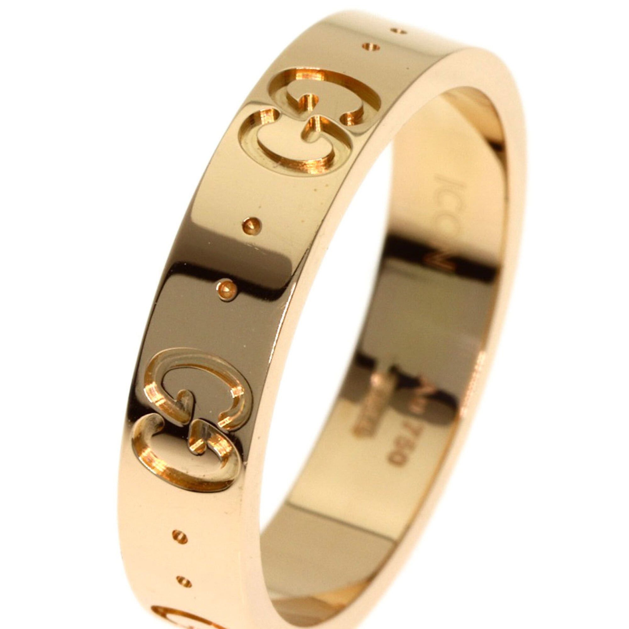 Gucci Gucci Icon #11 Ring - 18K Pink Gold Women's GUCCI Size ONE SIZE - 9 Thumbnail