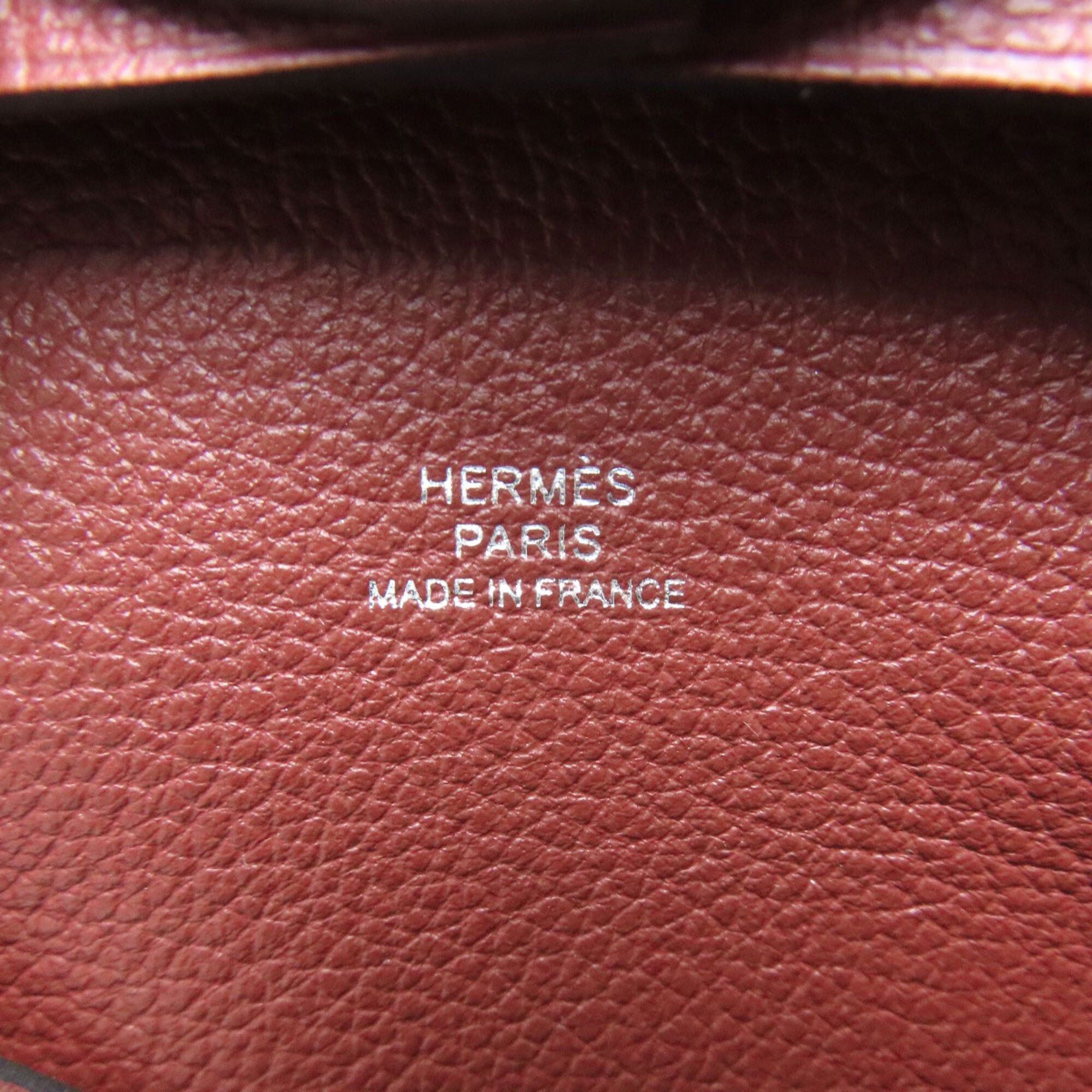 Hermes Hermes Bastia Silver Hardware Coin Case Evercolor Women's HERMES Size ONE SIZE - 6 Thumbnail