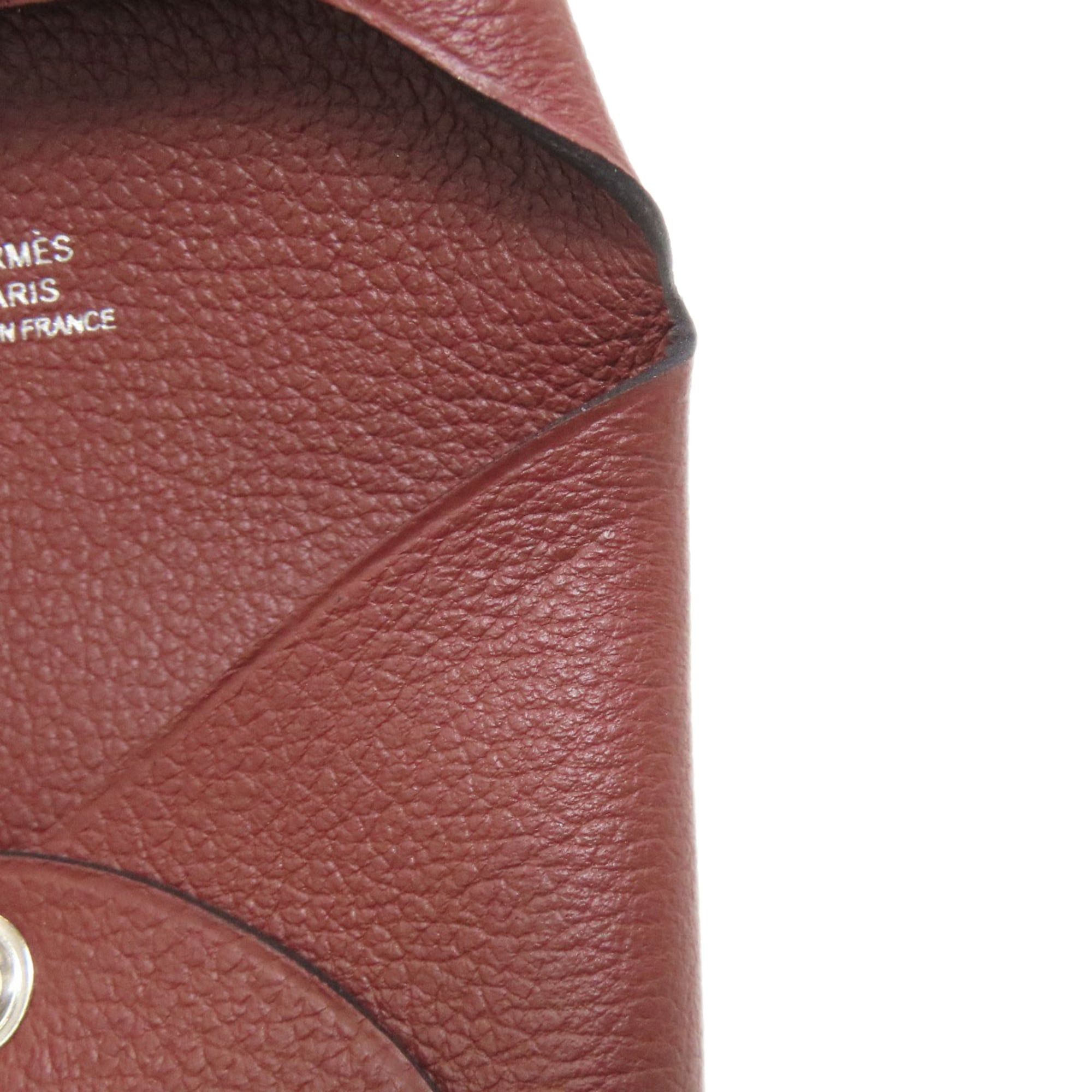 Hermes Hermes Bastia Silver Hardware Coin Case Evercolor Women's HERMES Size ONE SIZE - 8 Thumbnail