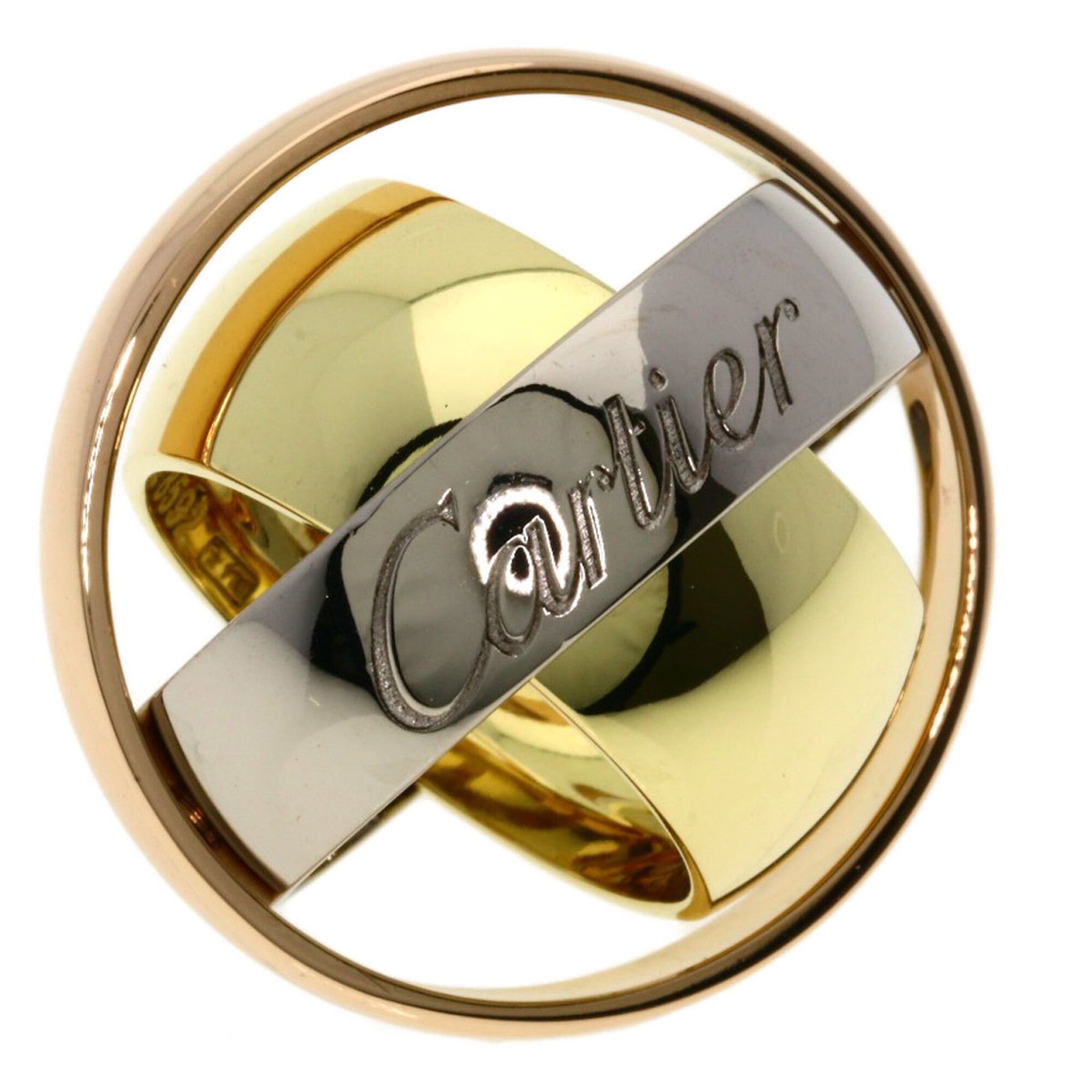 Cartier Cartier Trinity Must Essence #51 Ring - 18K Yellow Gold/18K White Pink Gold Women's CARTIER Size ONE SIZE - 5 Thumbnail