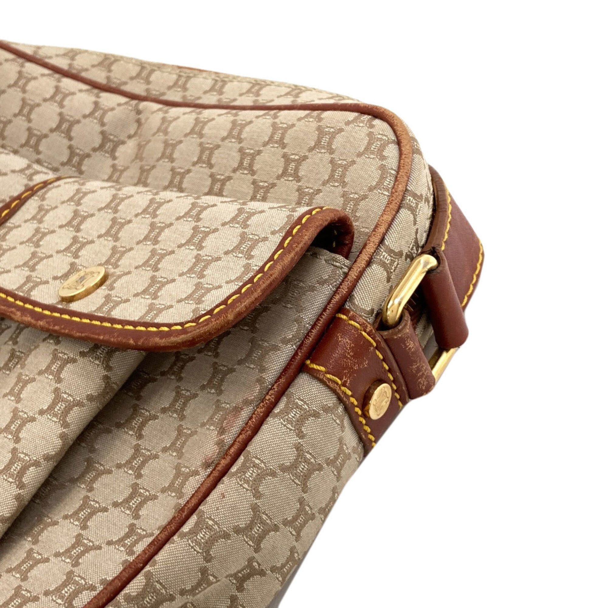 Celine Celine Macadam Pattern Canvas Shoulder Bag for Women Size ONE SIZE - 13 Thumbnail