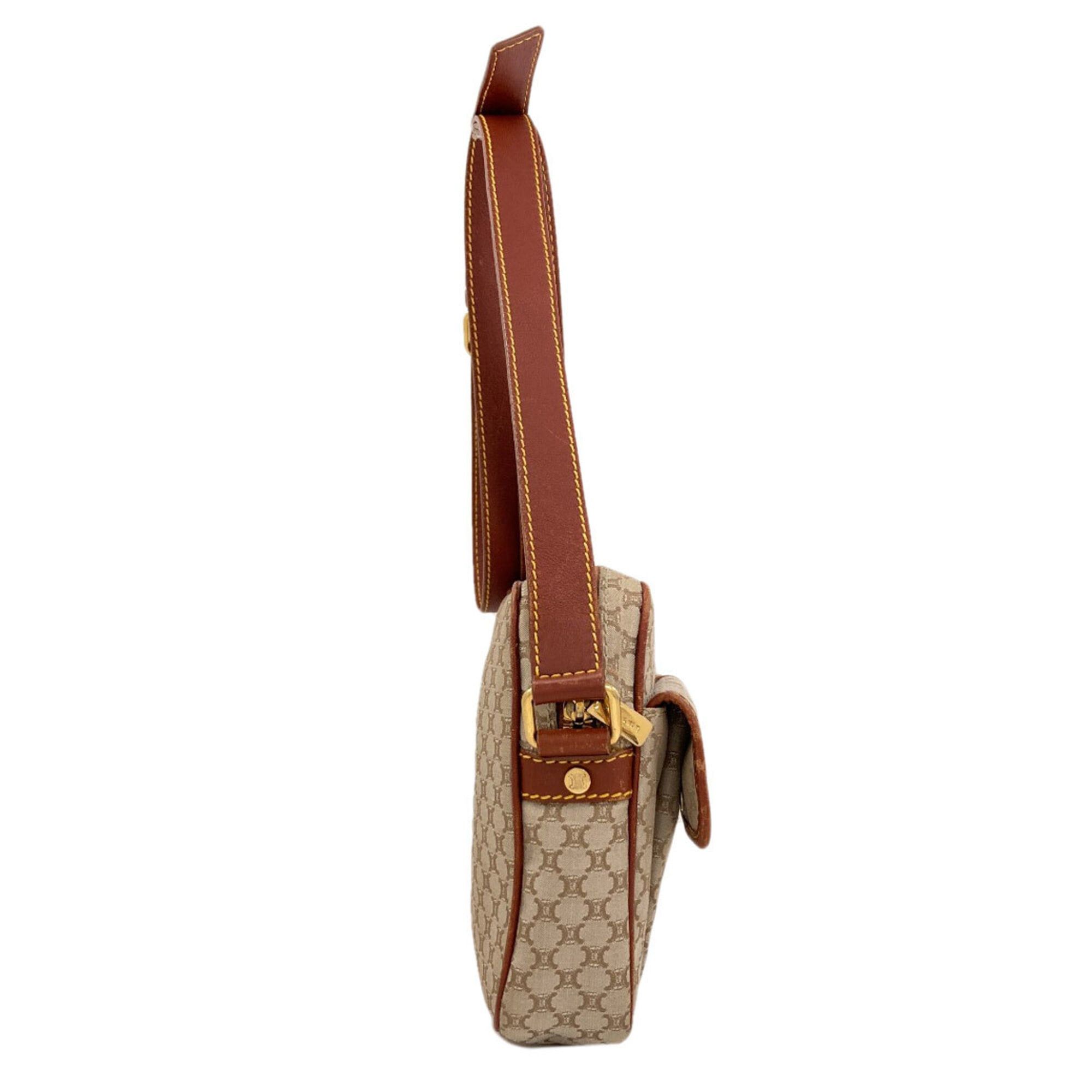 Celine Celine Macadam Pattern Canvas Shoulder Bag for Women Size ONE SIZE - 3 Thumbnail