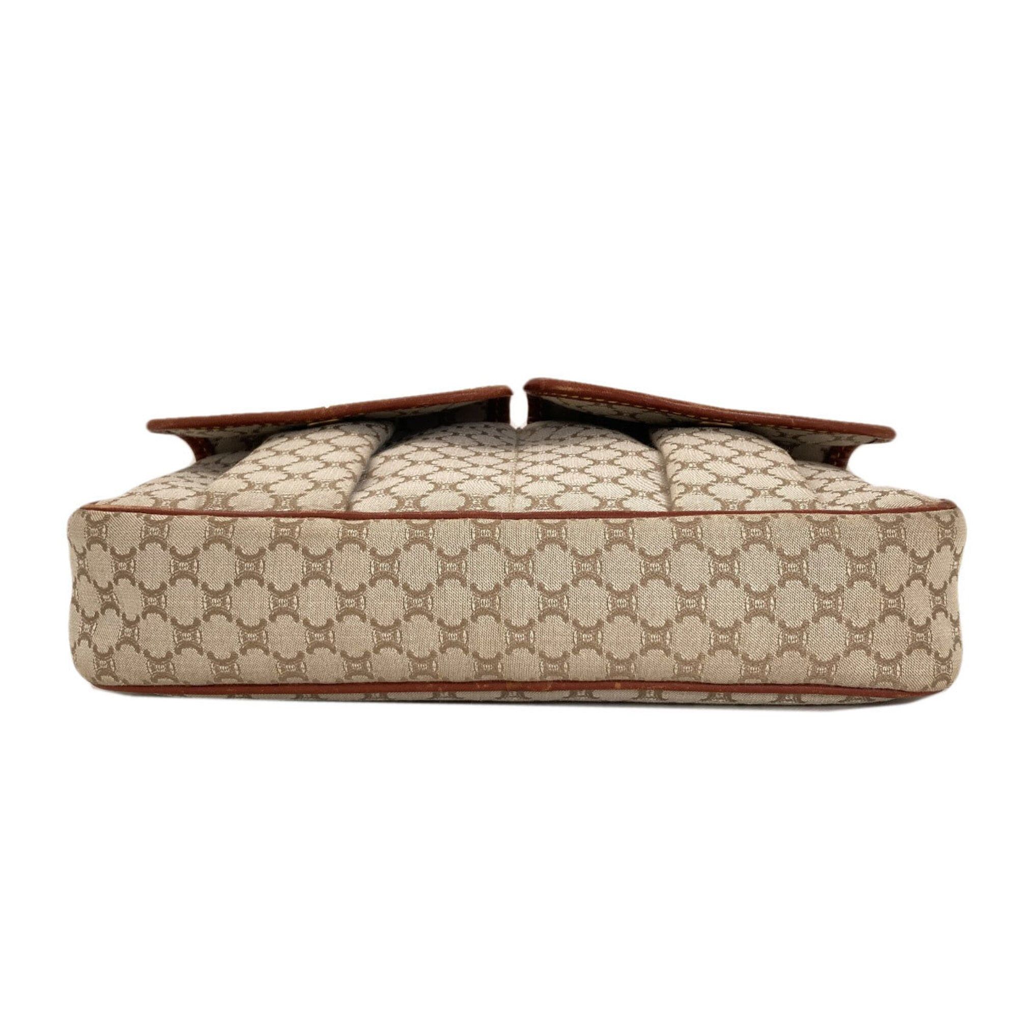 Celine Celine Macadam Pattern Canvas Shoulder Bag for Women Size ONE SIZE - 4 Thumbnail