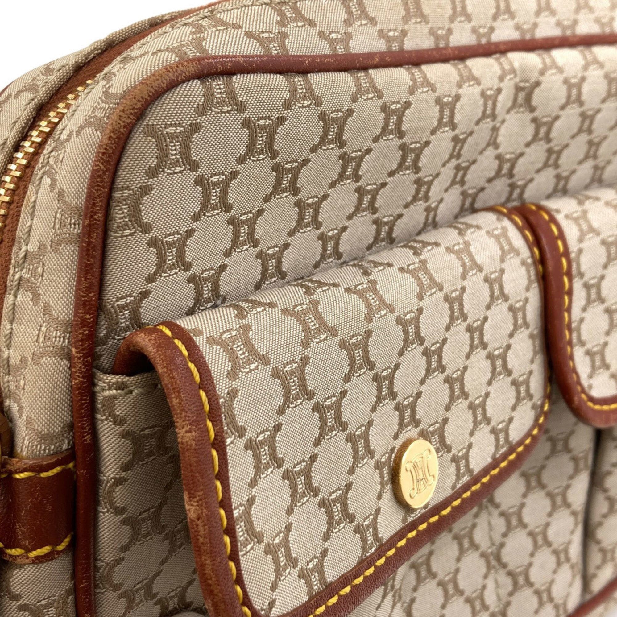Celine Celine Macadam Pattern Canvas Shoulder Bag for Women Size ONE SIZE - 14 Thumbnail