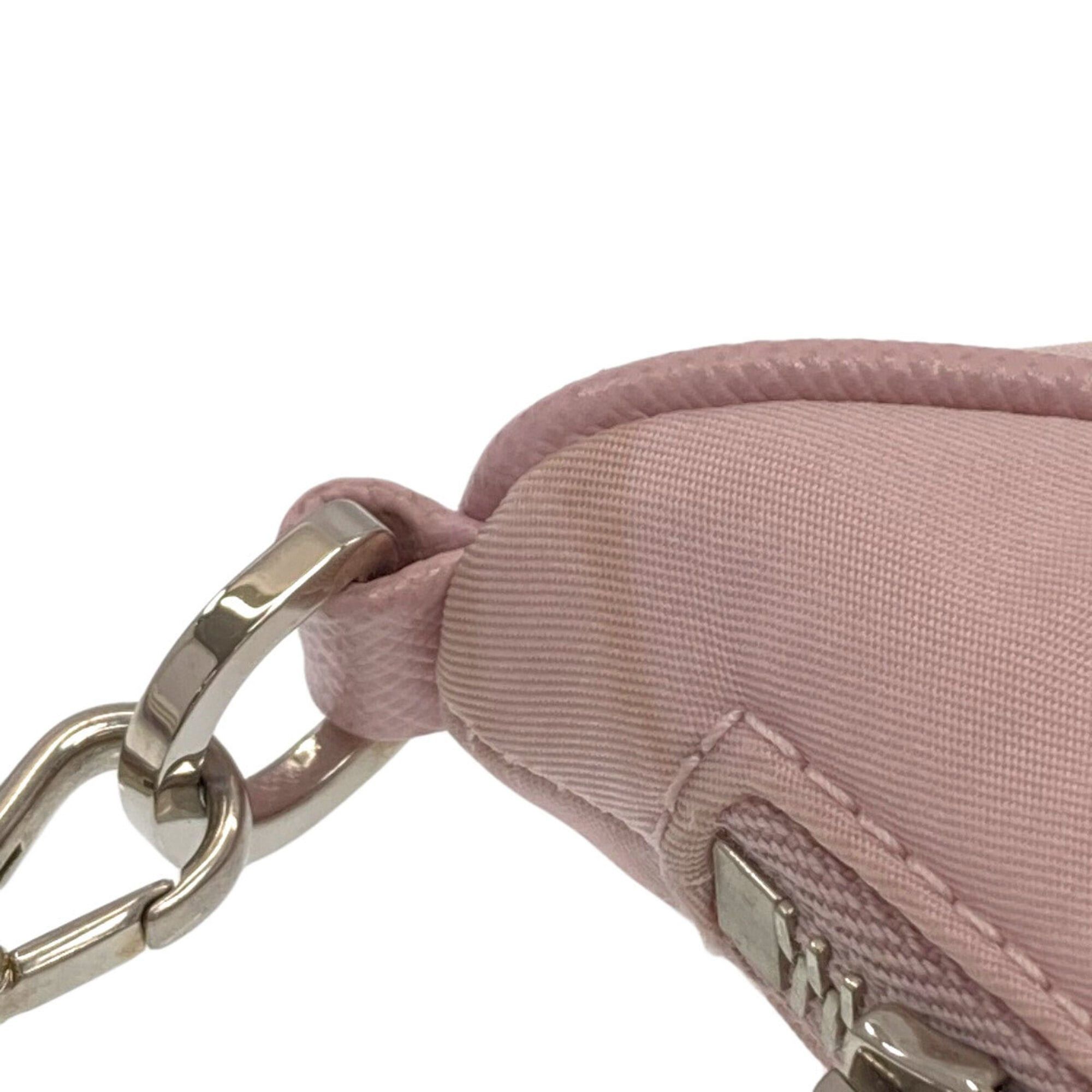 Prada Prada Logo Hardware 2-Way Nylon Shoulder Bag for Women PRADA Size ONE SIZE - 14 Thumbnail
