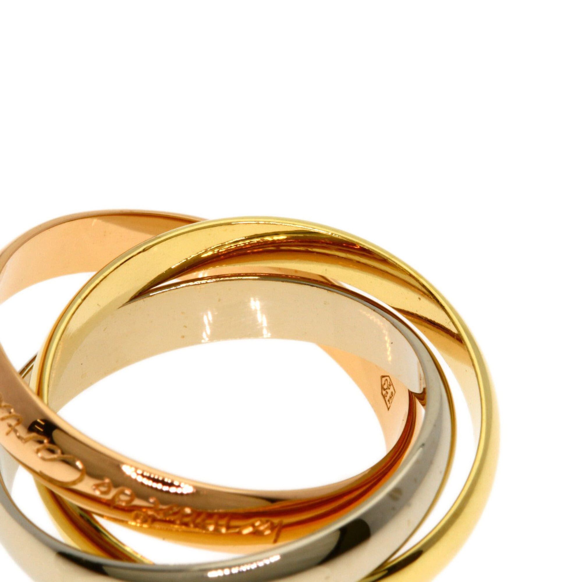 Cartier Cartier Trinity #53 Ring - 18K Yellow Gold/18K Pink White Gold Women's CARTIER Size ONE SIZE - 5 Thumbnail