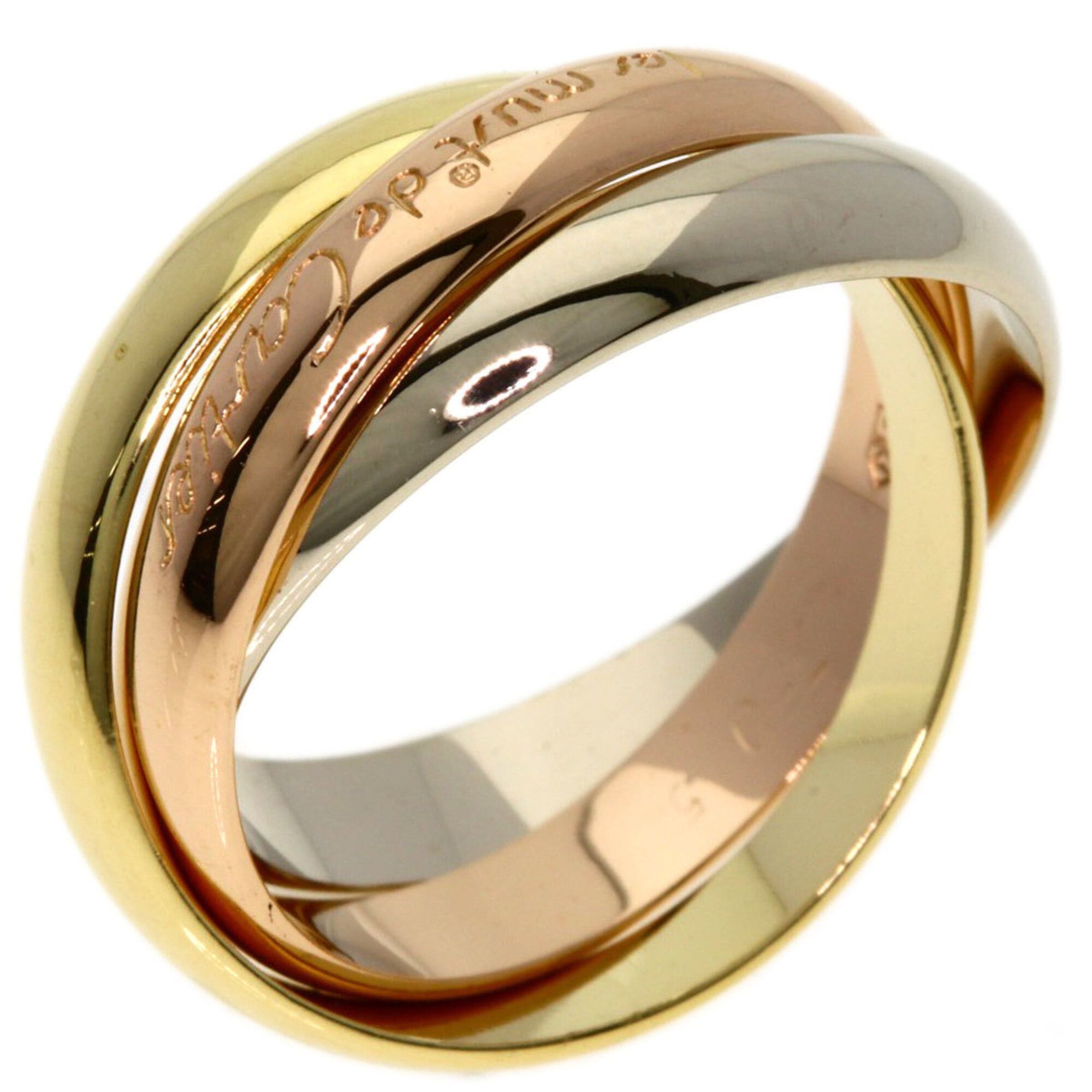Cartier Cartier Trinity #53 Ring - 18K Yellow Gold/18K Pink White Gold Women's CARTIER Size ONE SIZE - 2 Thumbnail