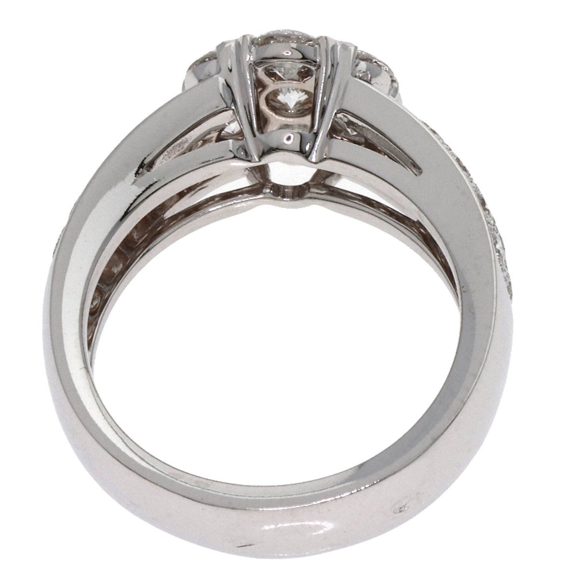 Van Cleef & Arpels Van Cleef & Arpels Fleurette Diamond Ring, 18K White Gold, Women's. Size ONE SIZE - 4 Thumbnail