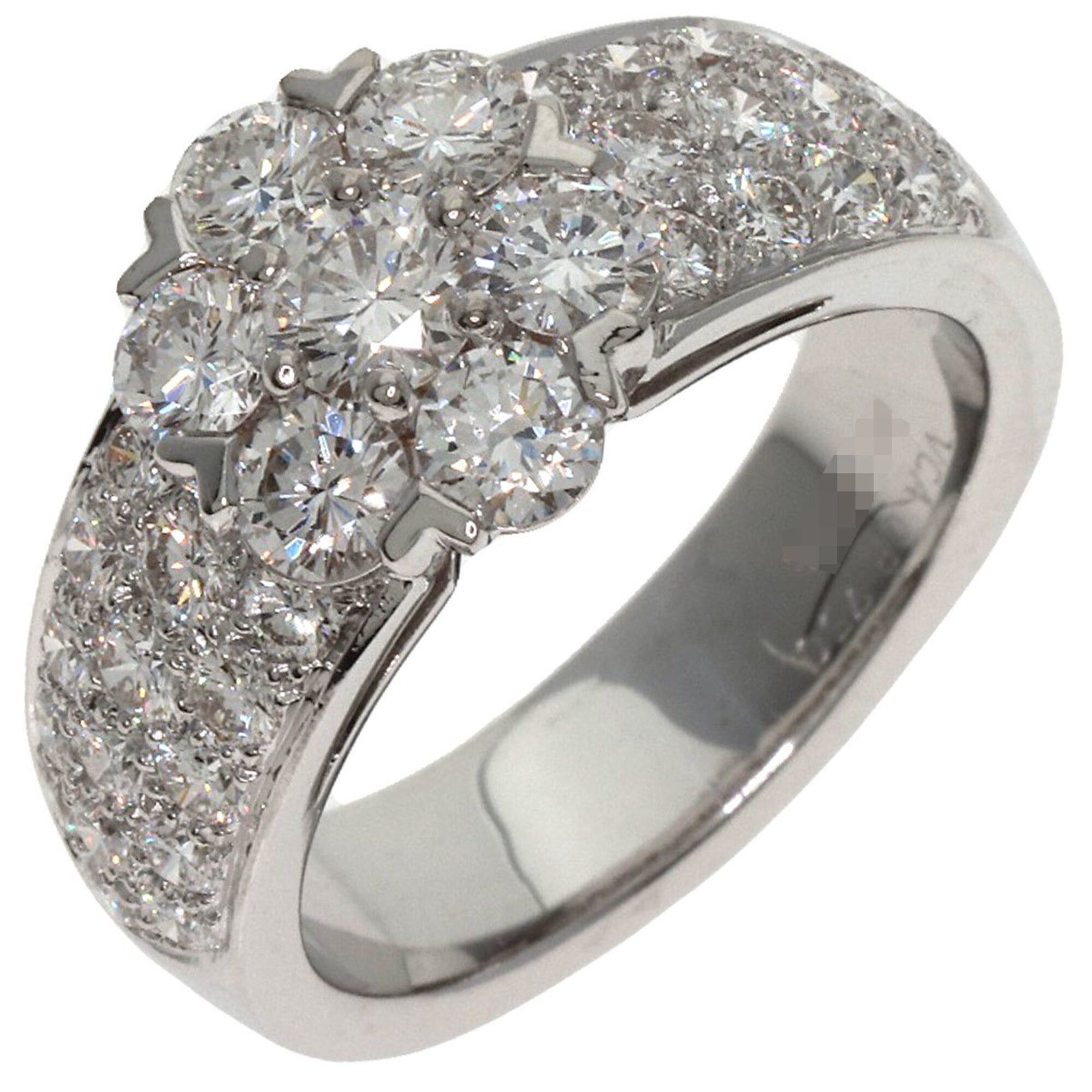 Van Cleef & Arpels Van Cleef & Arpels Fleurette Diamond Ring, 18K White Gold, Women's. Size ONE SIZE - 2 Thumbnail