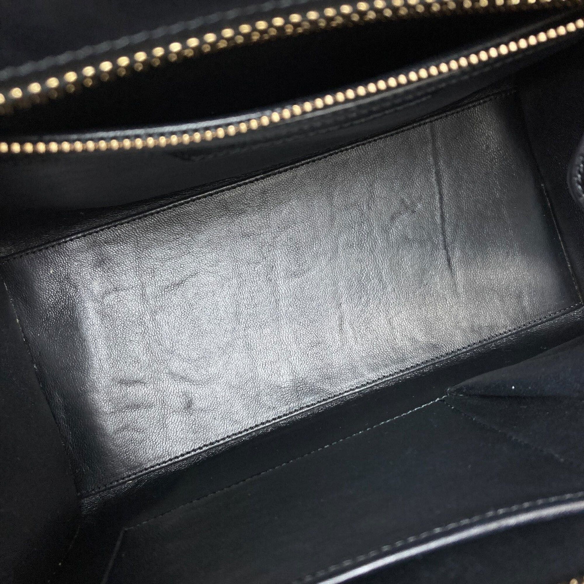 Celine Celine Luggage Micro Handbag, Canvas/Leather, Women's CELINE Size ONE SIZE - 9 Thumbnail