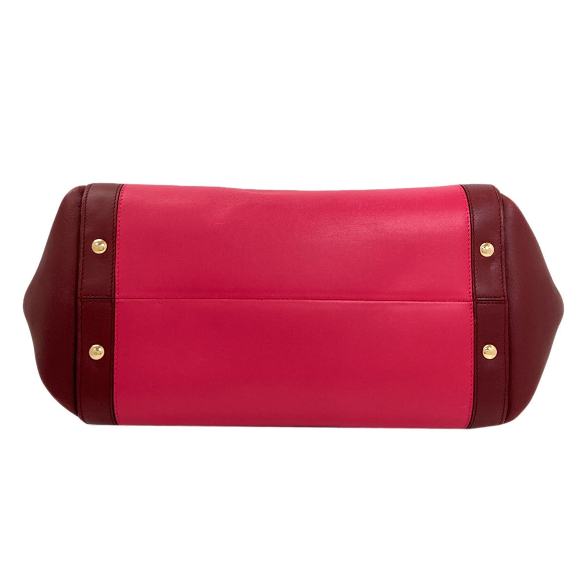 Salvatore Ferragamo Salvatore Ferragamo Sofia Gancini Hardware Handbag Leather Women's Size ONE SIZE - 4 Thumbnail