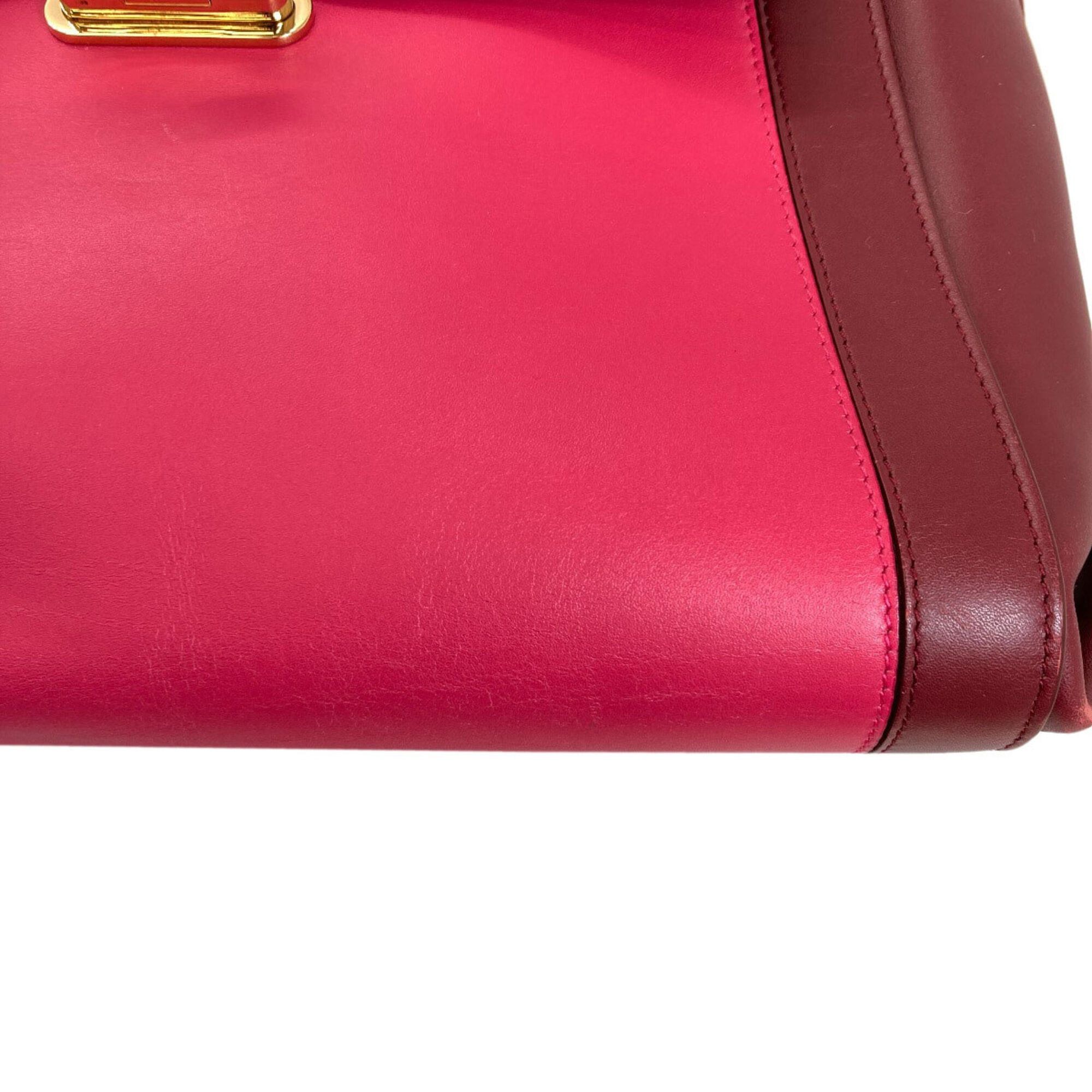 Salvatore Ferragamo Salvatore Ferragamo Sofia Gancini Hardware Handbag Leather Women's Size ONE SIZE - 14 Thumbnail
