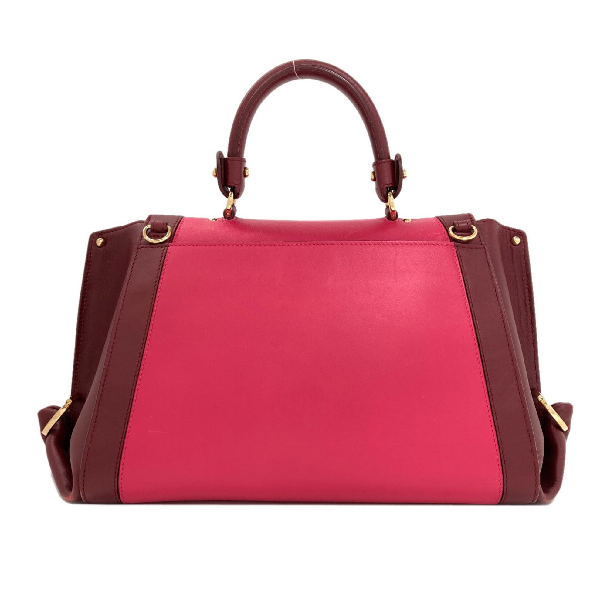 Salvatore Ferragamo Salvatore Ferragamo Sofia Gancini Hardware Handbag Leather Women's Size ONE SIZE - 2 Thumbnail